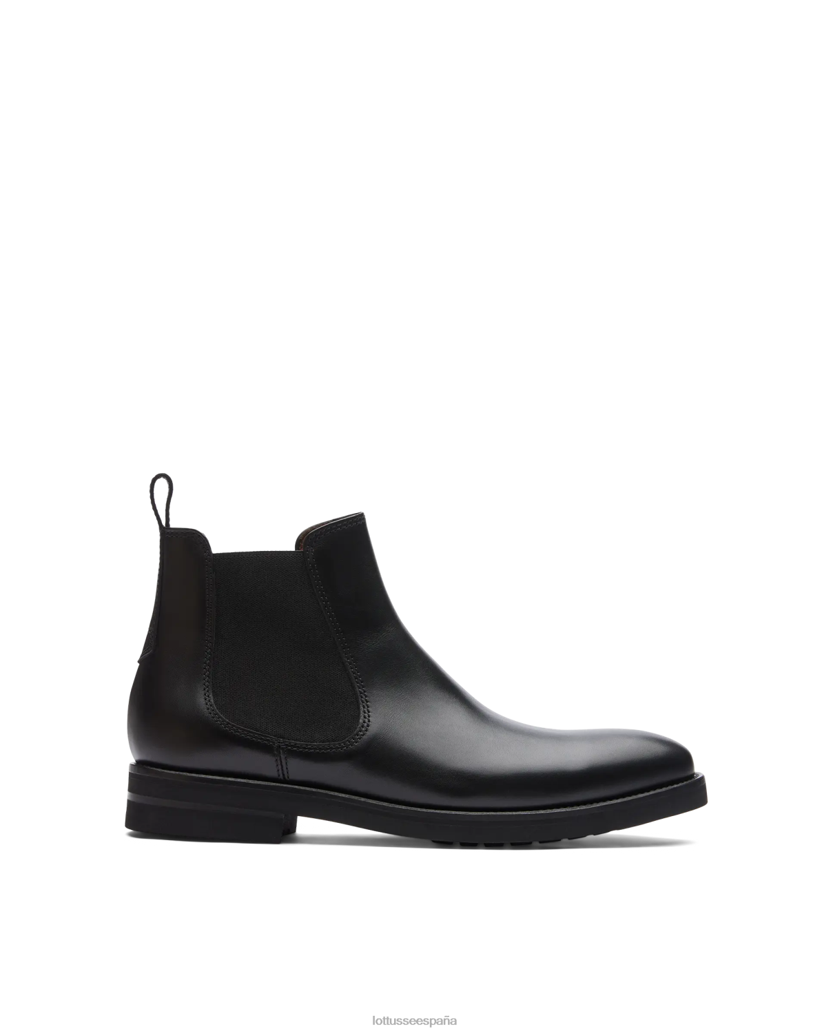 Lottusse botas holborn de becerro negro hombres calzado V40NX17