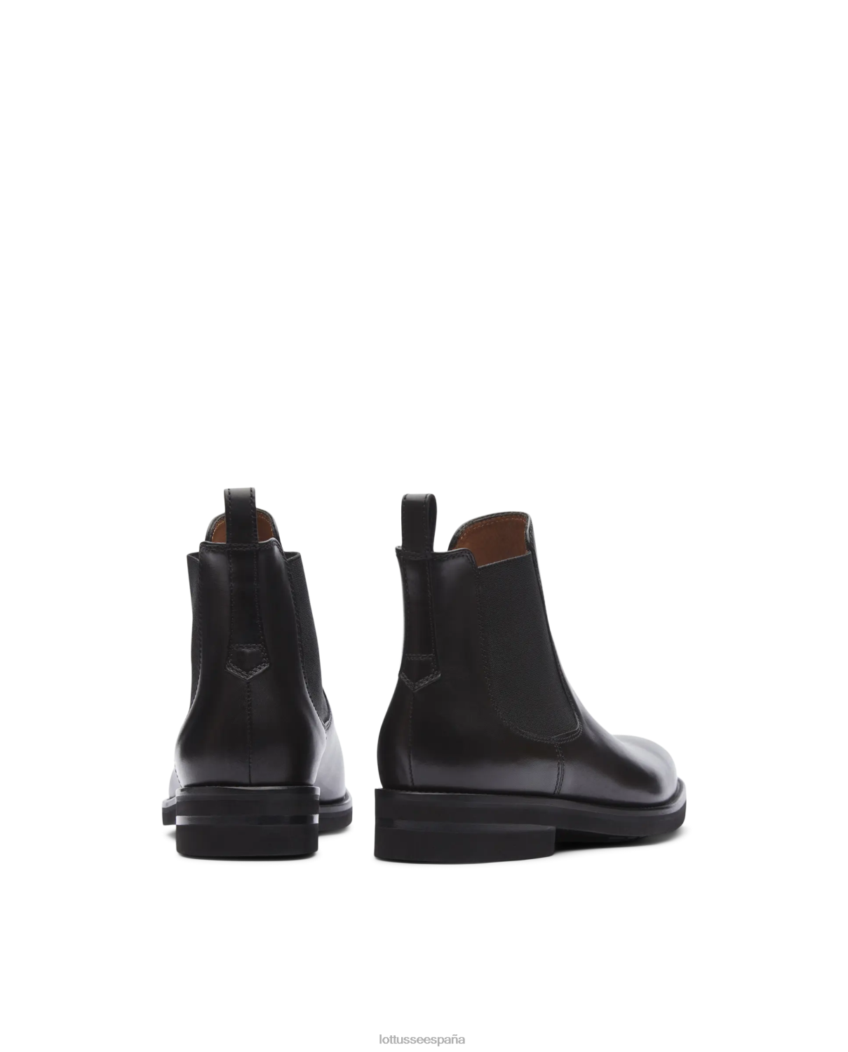 Lottusse botas holborn de becerro negro hombres calzado V40NX17