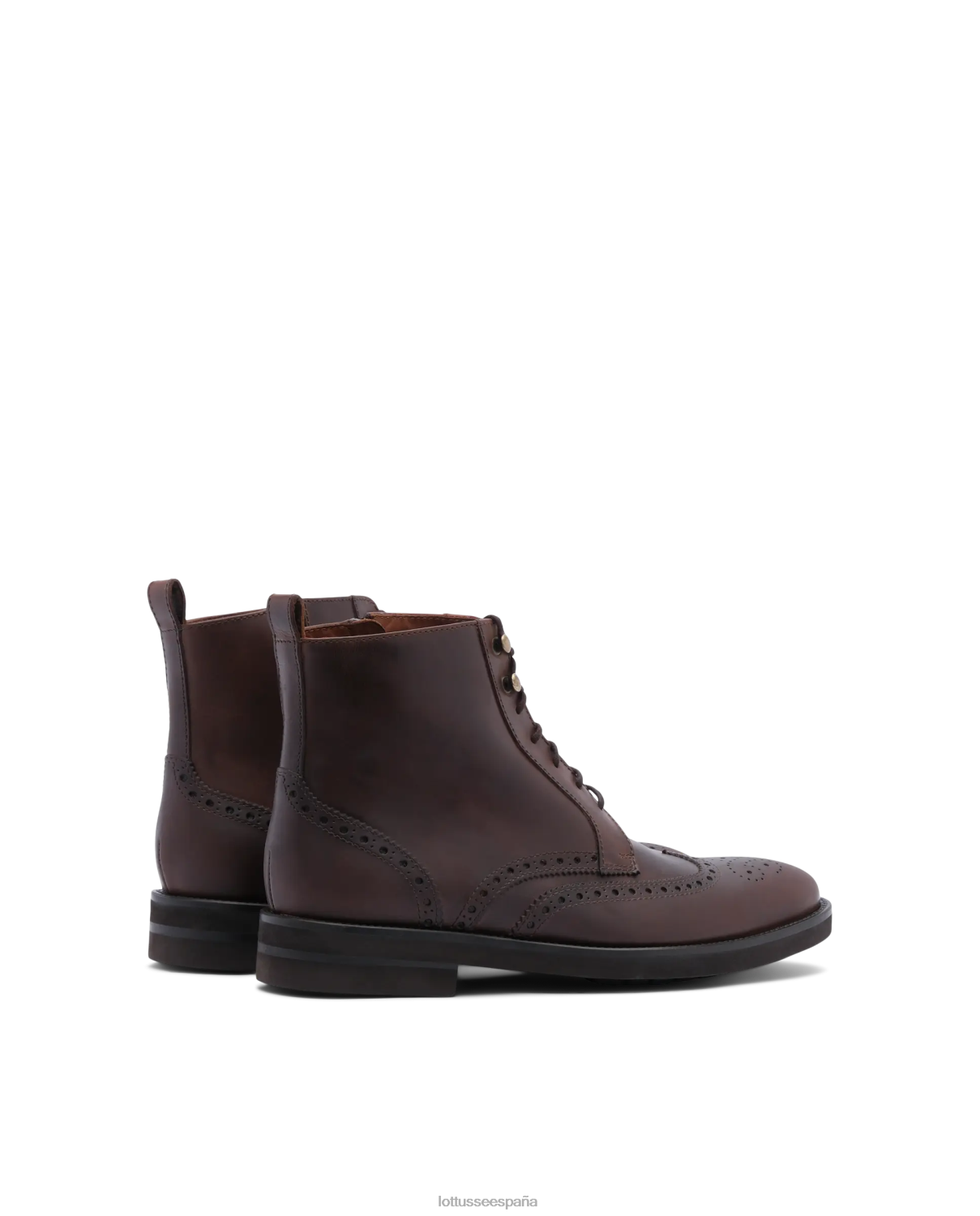 Lottusse botas holborn enceradas marrón hombres calzado V40NX149