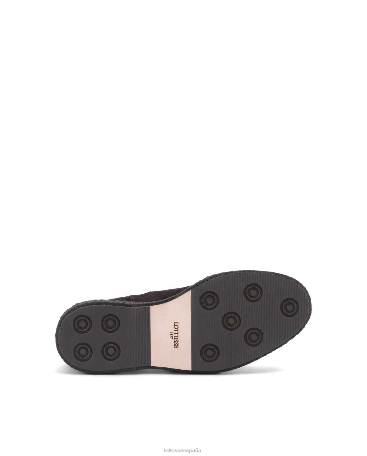 Lottusse botas Brisbane de ante de becerro moca hombres calzado V40NX184