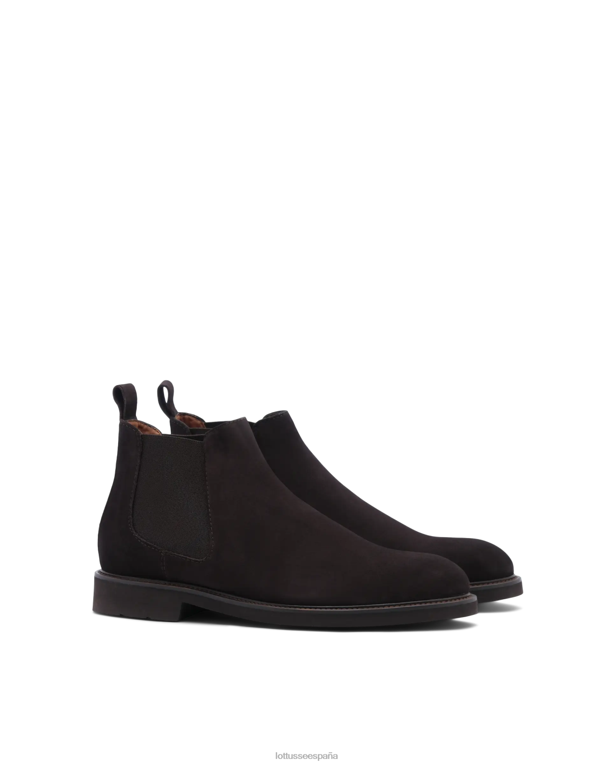 Lottusse botines baltimore de ante de becerro moca hombres calzado V40NX156