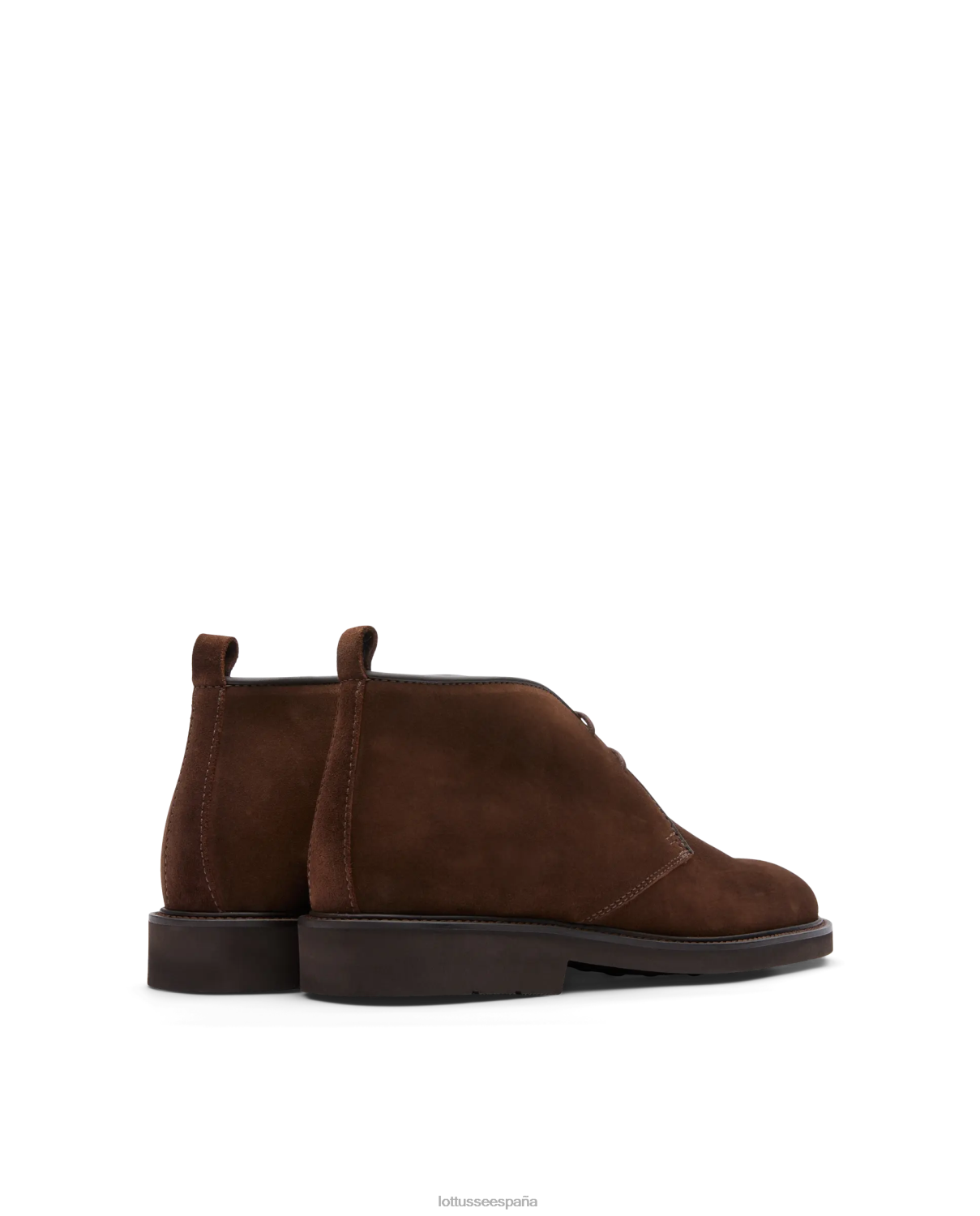 Lottusse botines baltimore de gamuza marrón hombres calzado V40NX154
