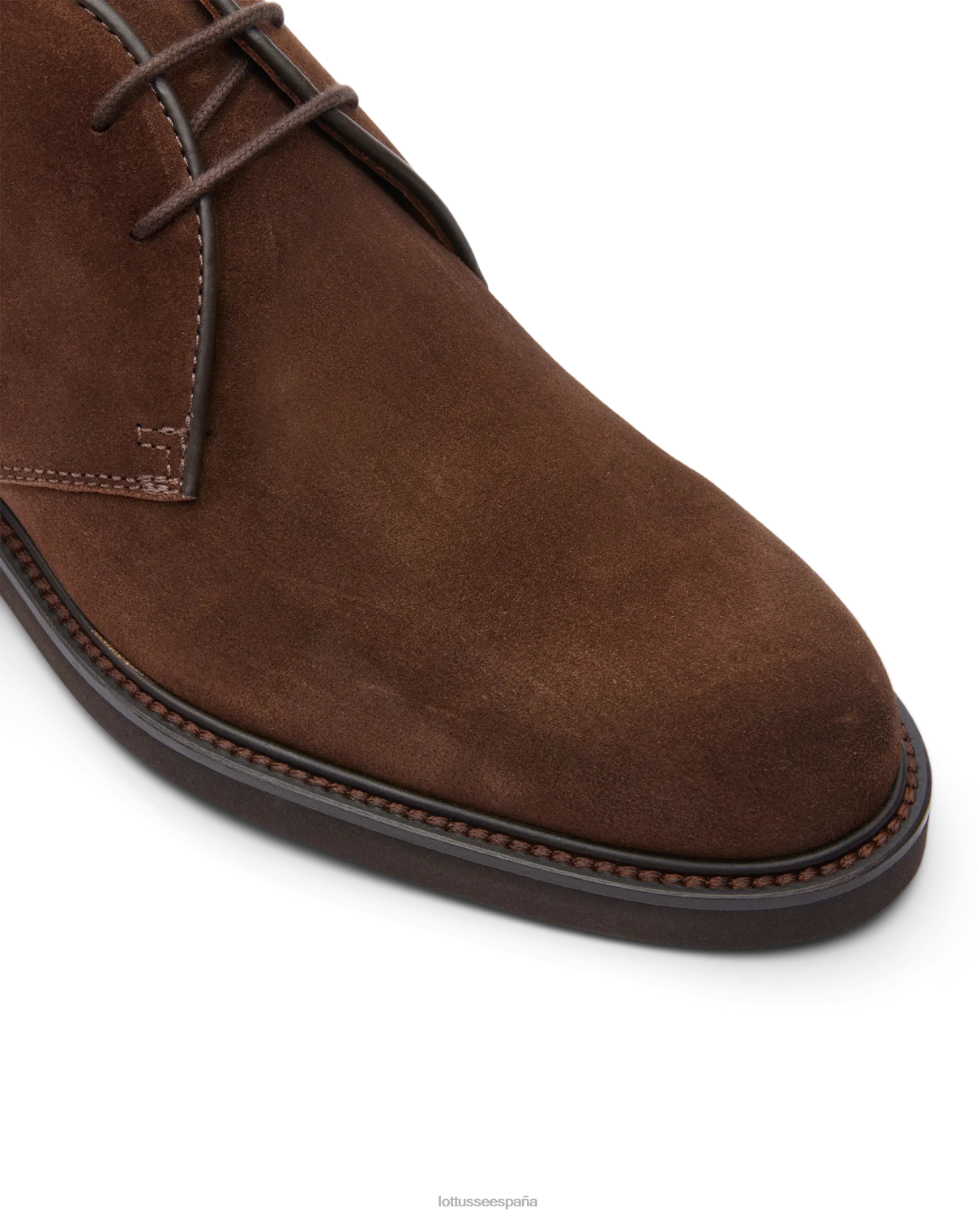 Lottusse botines baltimore de gamuza marrón hombres calzado V40NX154