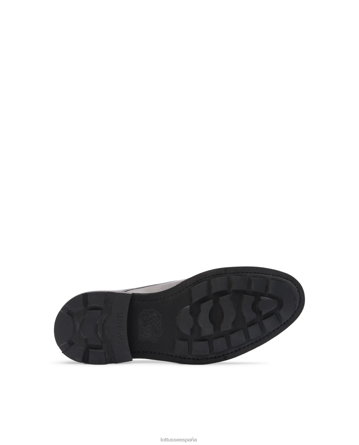 Lottusse Debry de ternera con relieve de anilina y corteza premium marrón hombres calzado V40NX53