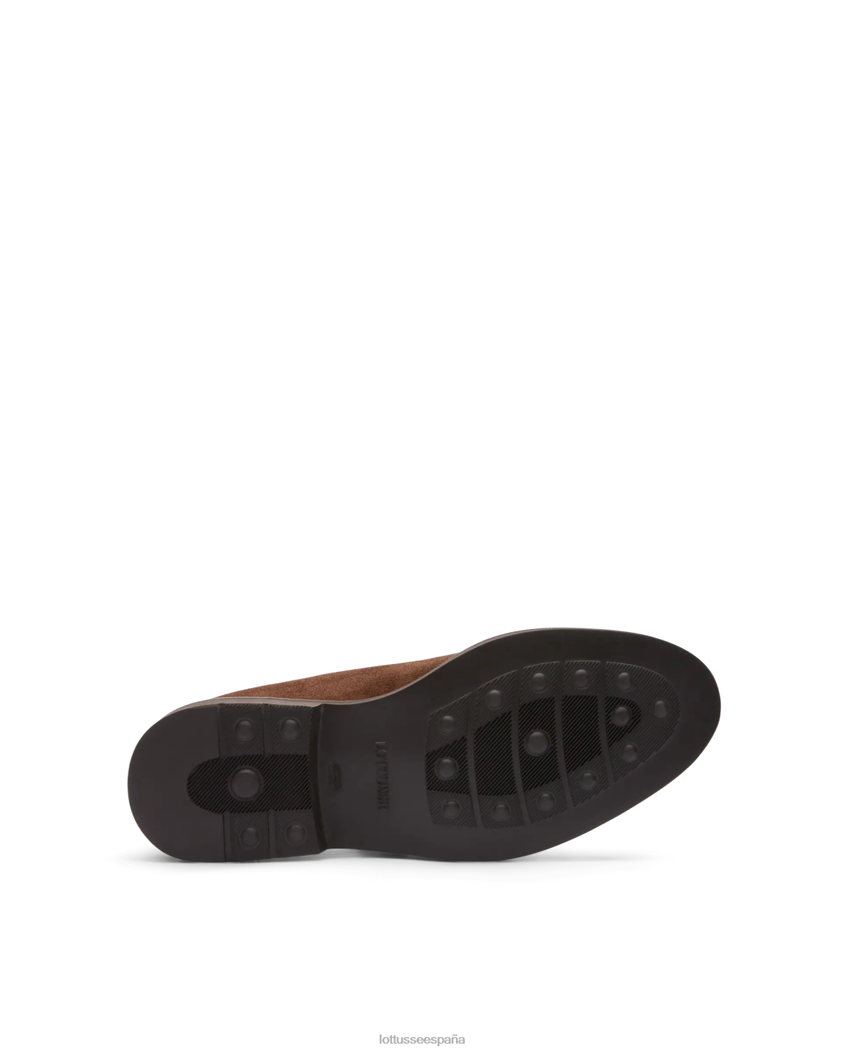 Lottusse Derby de becerro de gamuza baltimore marrón hombres calzado V40NX150
