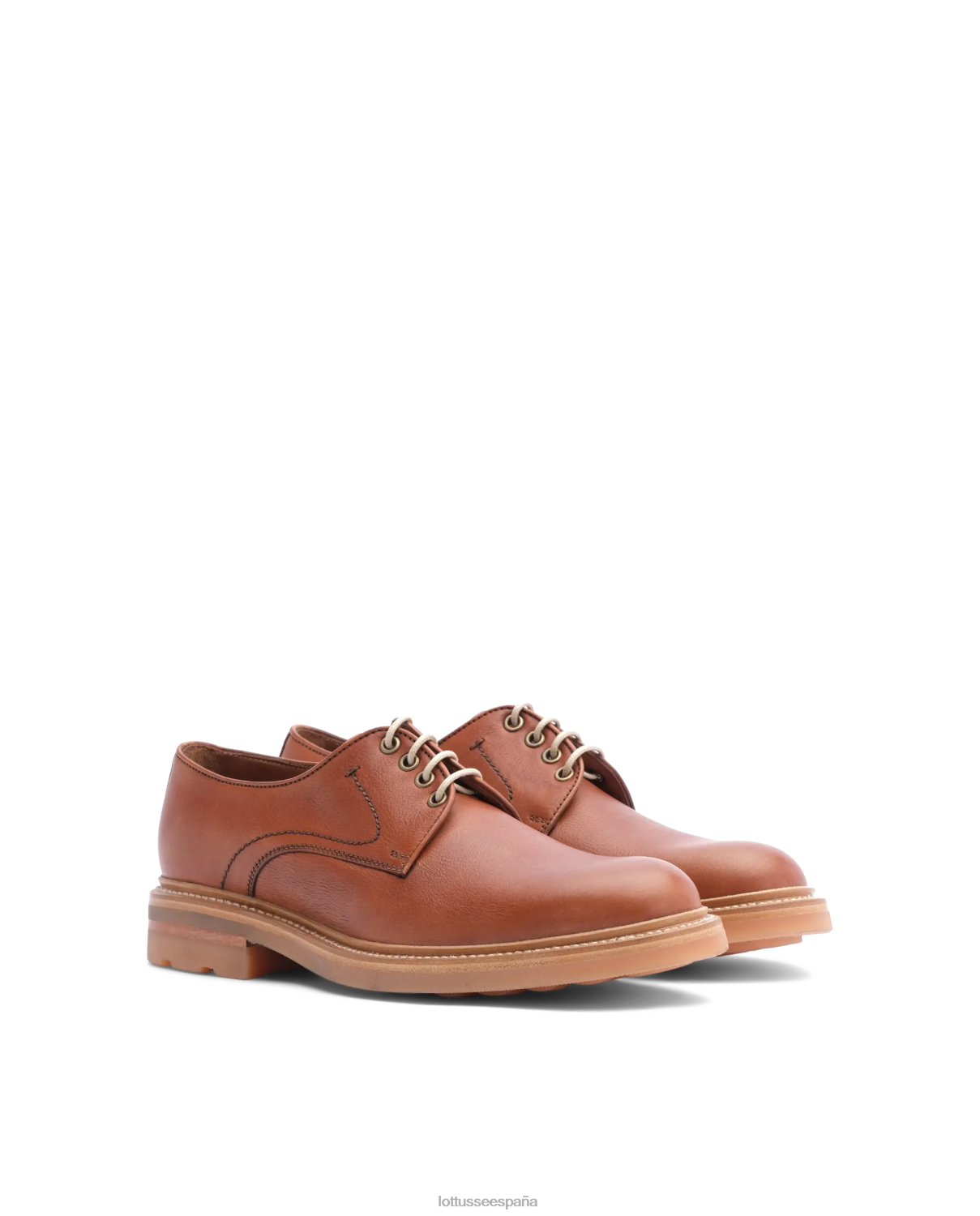 Lottusse derby suave de becerro bonaire marrón hombres calzado V40NX131
