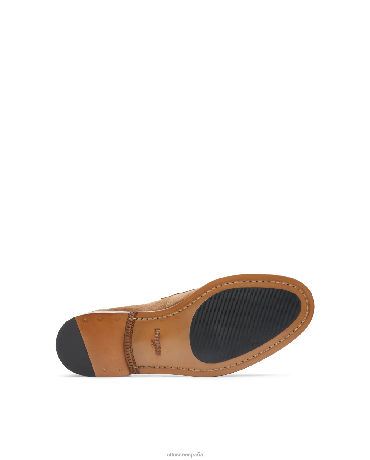 Lottusse mocasines Daytona de ante marrón hombres calzado V40NX64