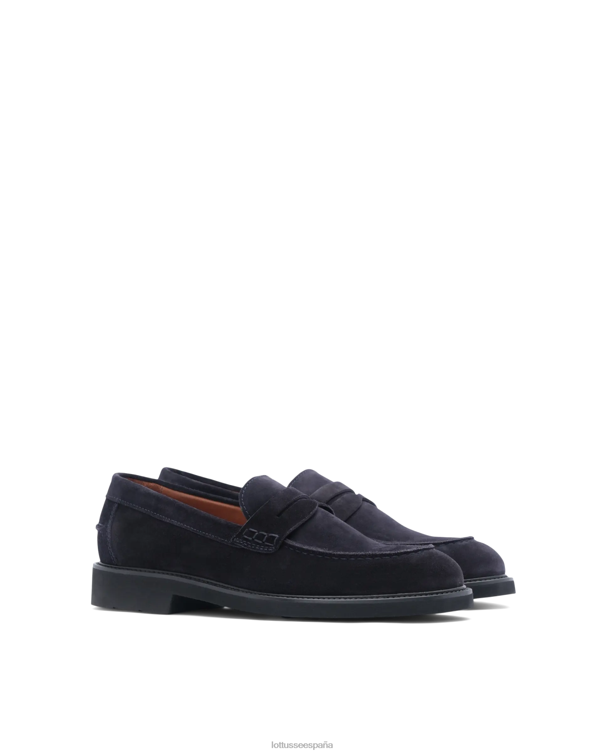 Lottusse mocasines baltimore de ante de becerro Armada hombres calzado V40NX164