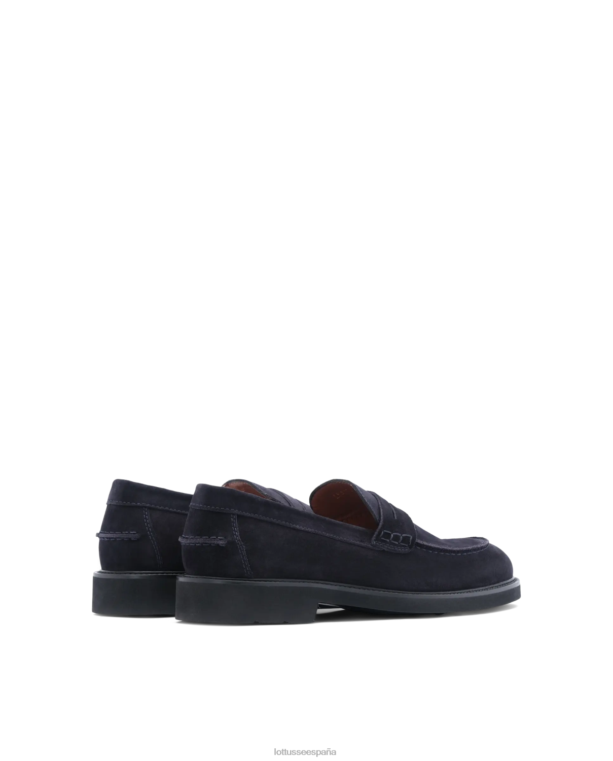 Lottusse mocasines baltimore de ante de becerro Armada hombres calzado V40NX164