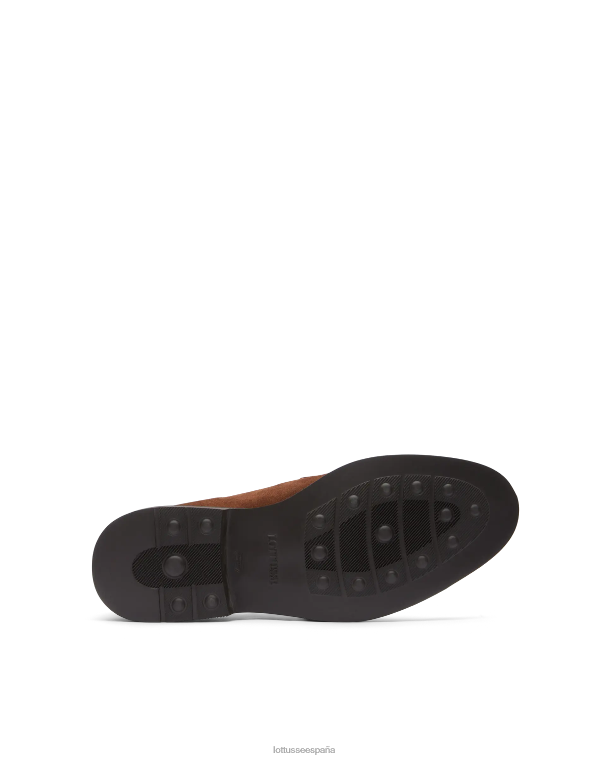 Lottusse mocasines baltimore de ante de becerro marrón hombres calzado V40NX161