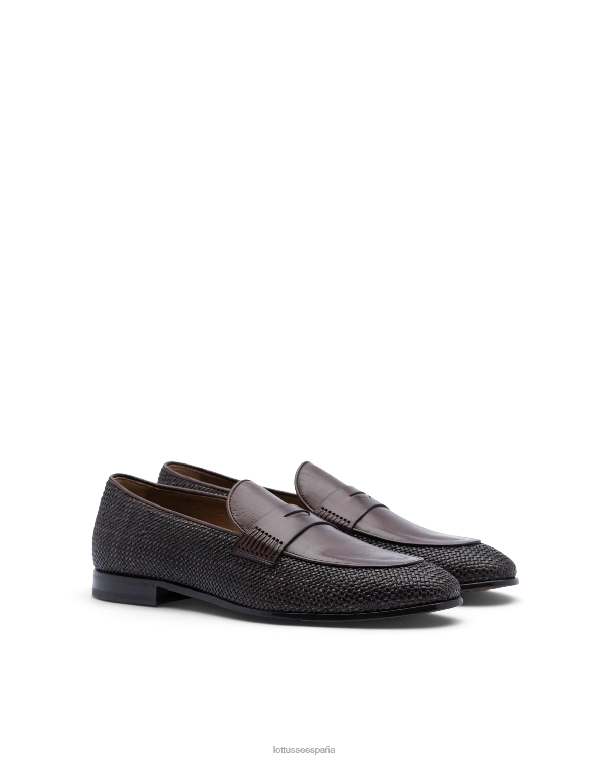 Lottusse mocasines canguro de malla verona moca hombres calzado V40NX96