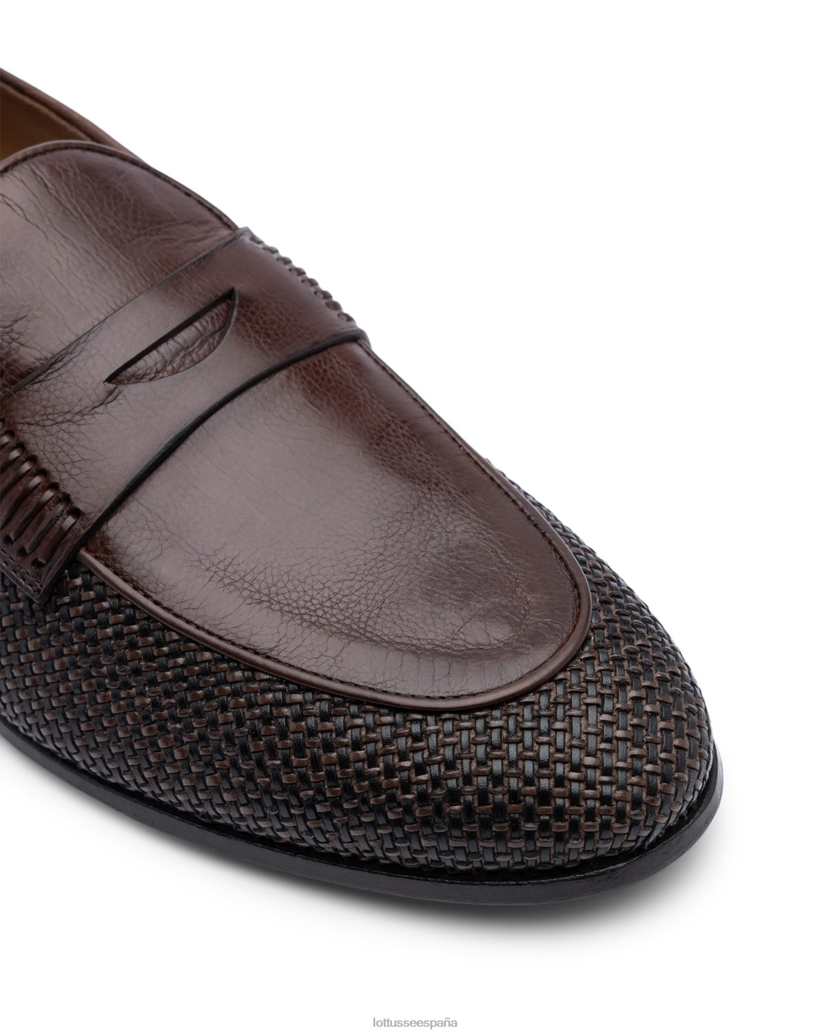 Lottusse mocasines canguro de malla verona moca hombres calzado V40NX96