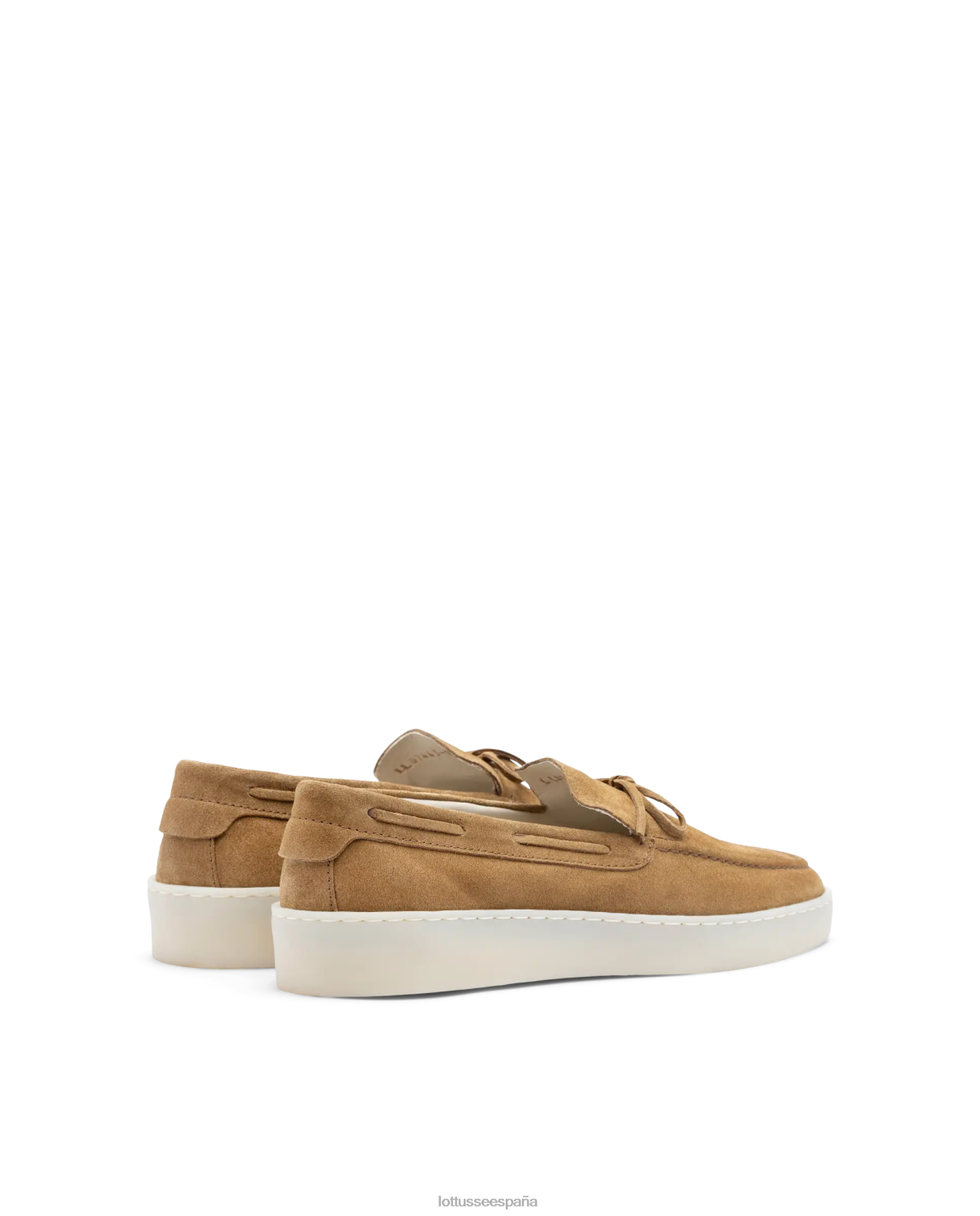 Lottusse mocasines fornells de ante y becerro marrón hombres calzado V40NX70