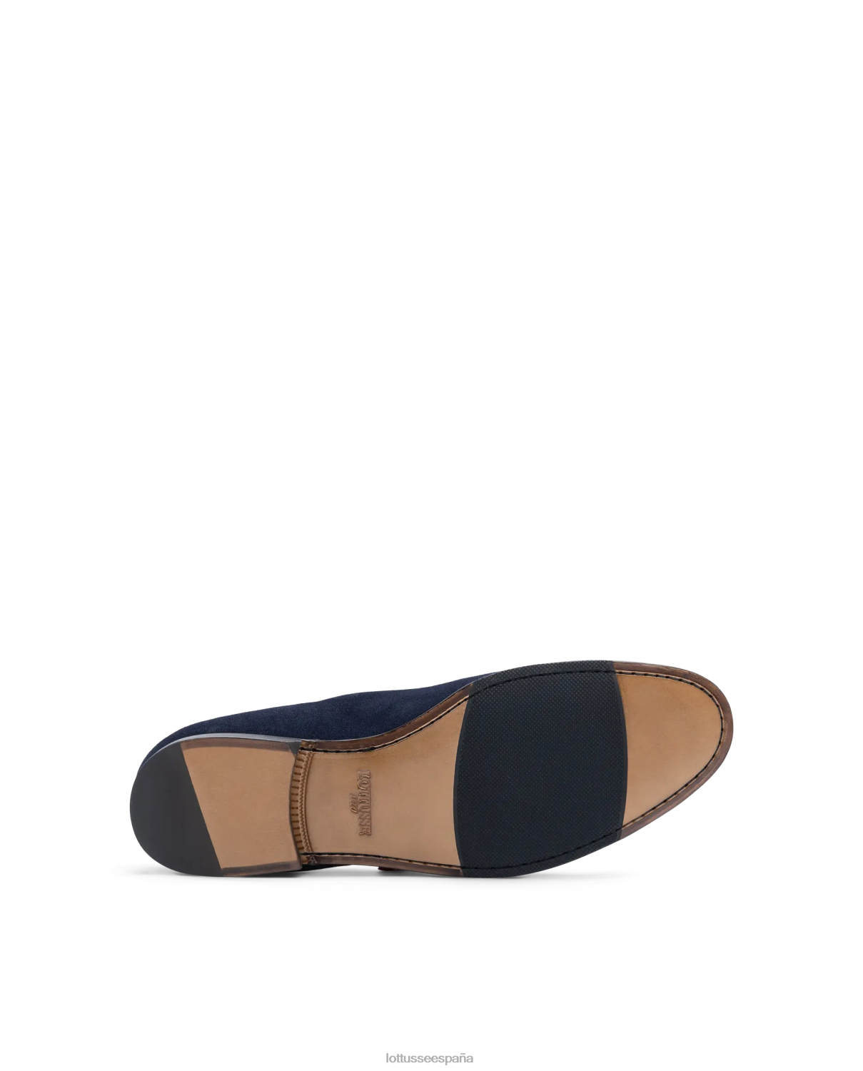 Lottusse mocasines verona de ante azul marino hombres calzado V40NX78