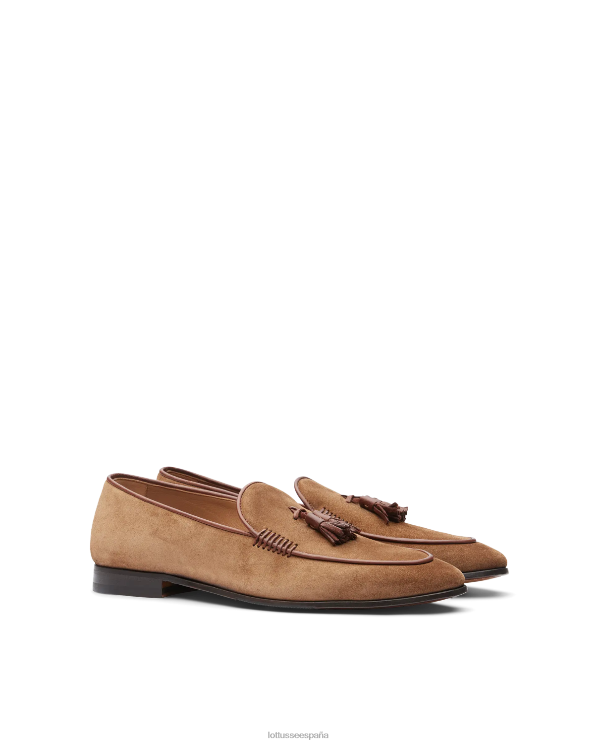 Lottusse mocasines verona de ante marrón hombres calzado V40NX86