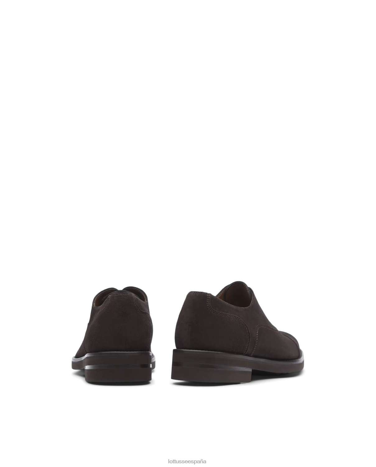 Lottusse Oxford de becerro de gamuza Holborn moca hombres calzado V40NX16