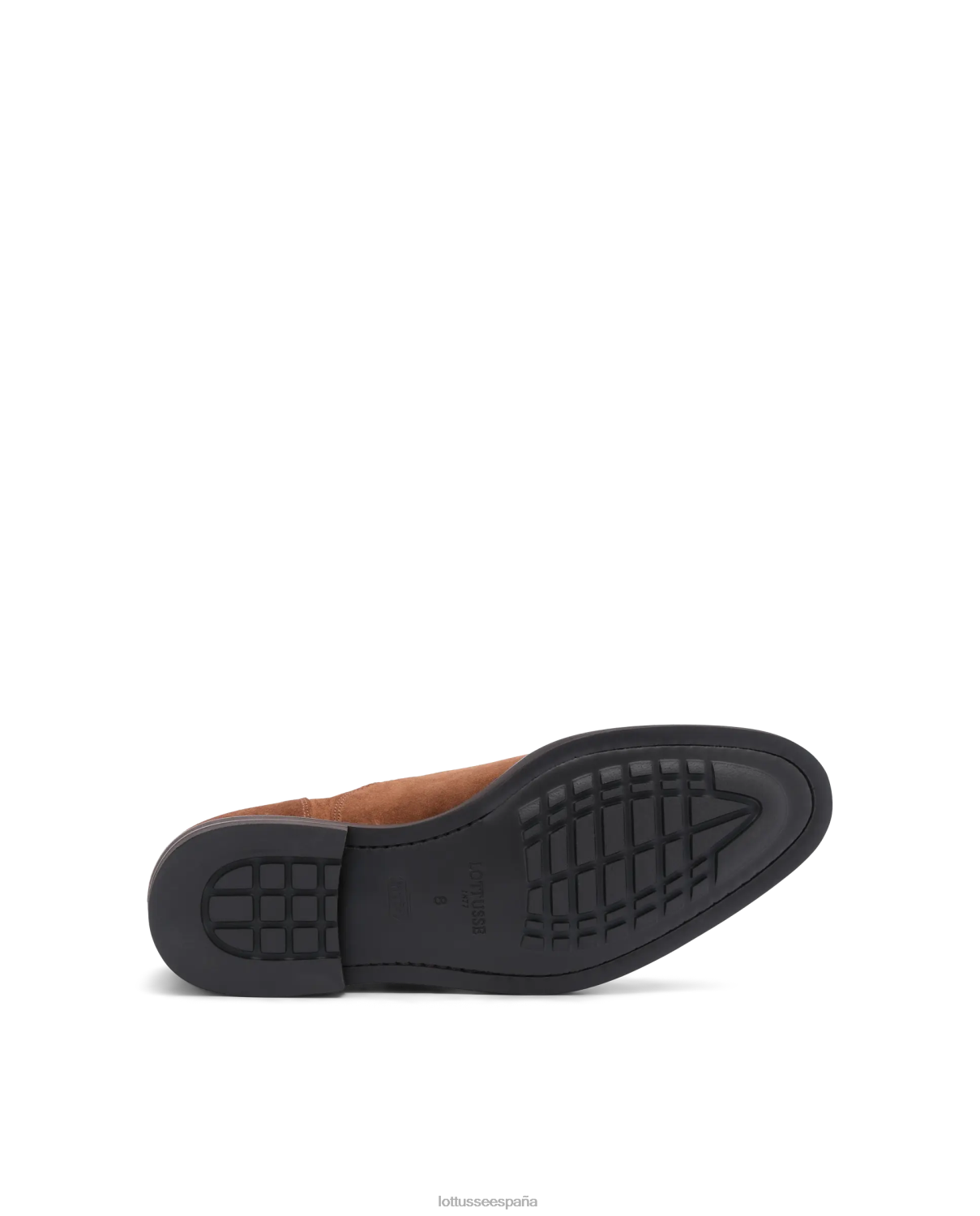 Lottusse Oxfords Holborn de ante de becerro marrón hombres calzado V40NX144