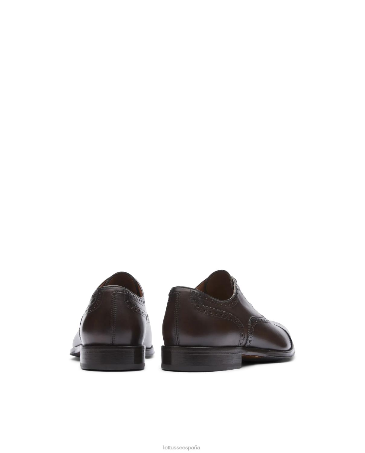 Lottusse lenox cepillado de becerro oxford moca hombres calzado V40NX11