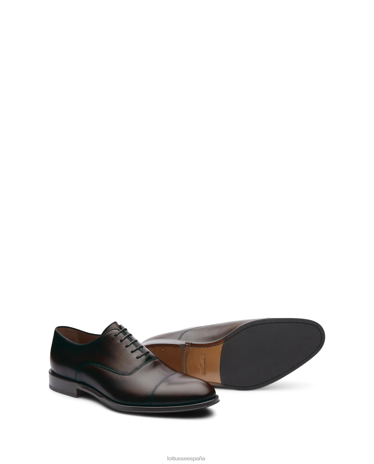 Lottusse lenox cepillado de becerro oxford moca hombres calzado V40NX9