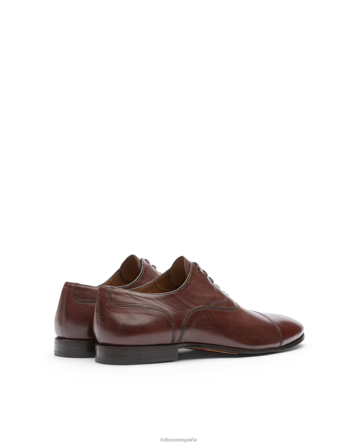 Lottusse verona cepillado de becerro oxford moca hombres calzado V40NX74