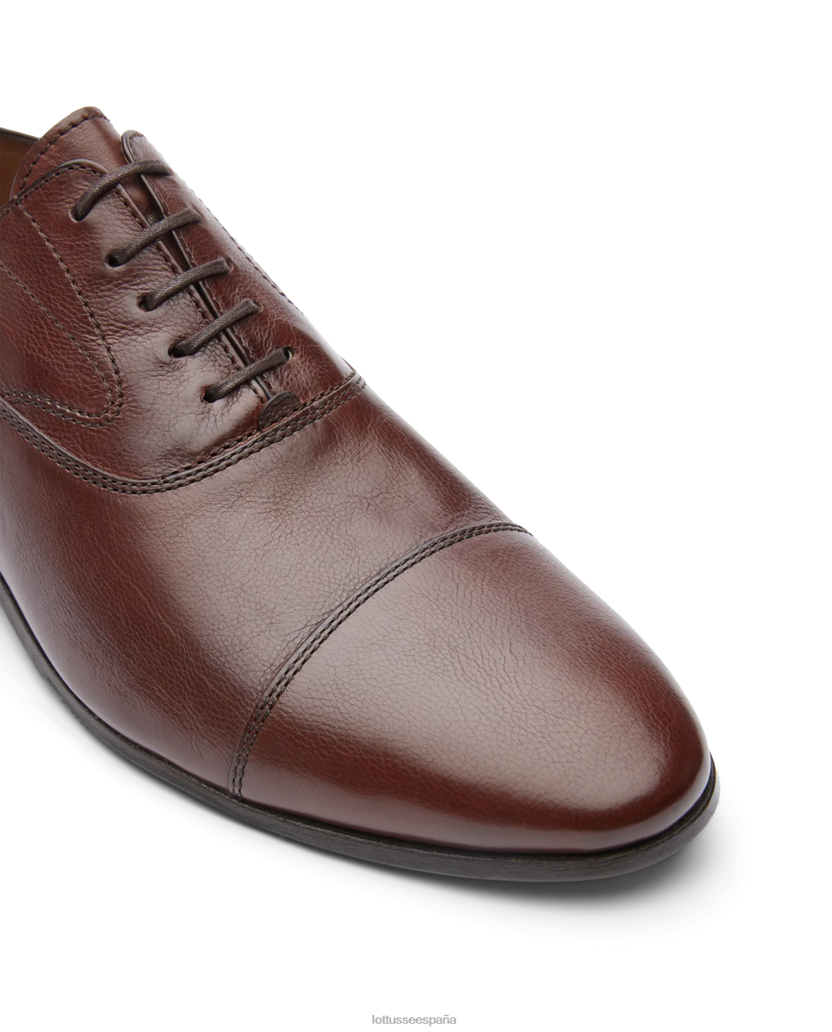 Lottusse verona cepillado de becerro oxford moca hombres calzado V40NX74