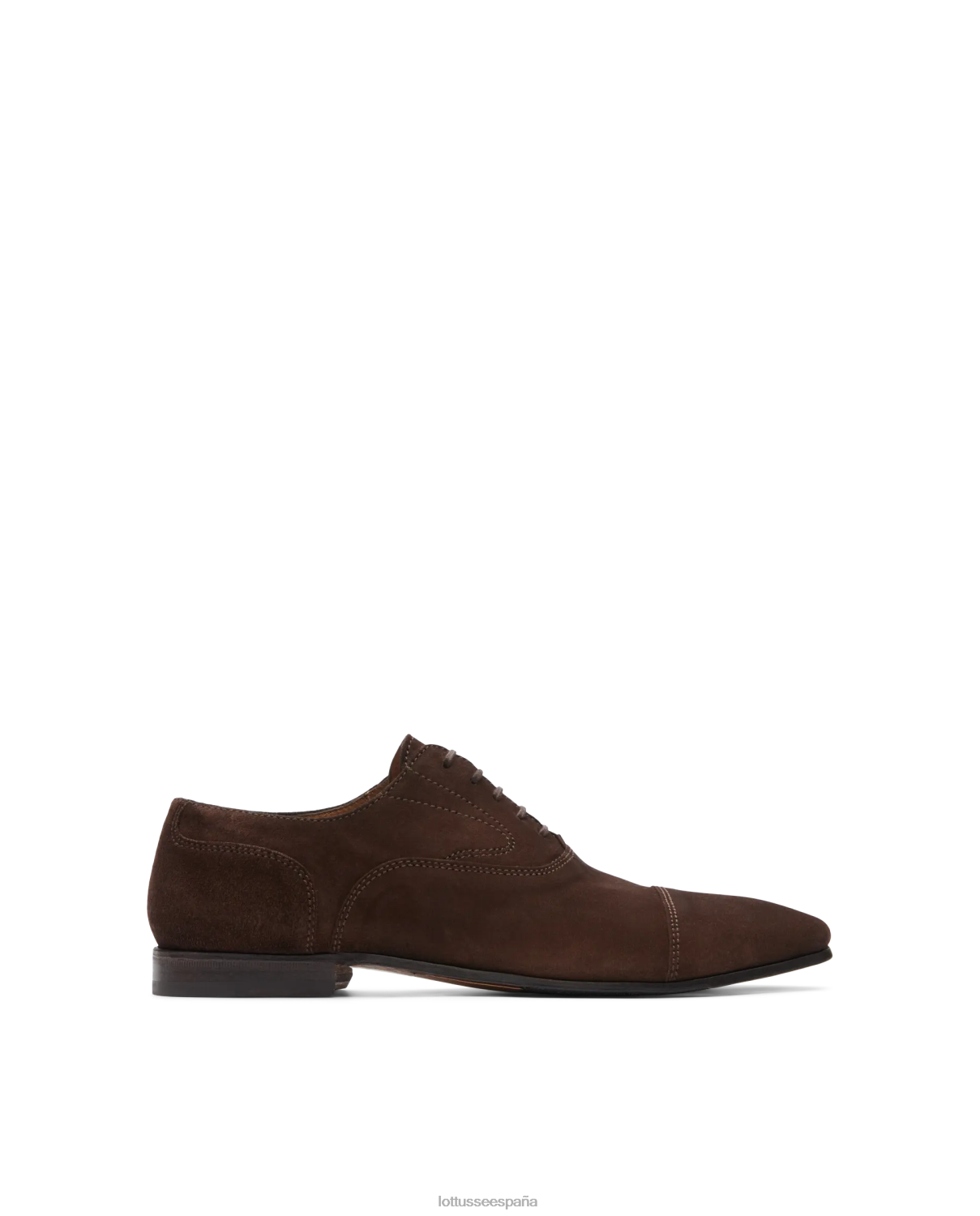Lottusse verona cepillado de becerro oxford moca hombres calzado V40NX75