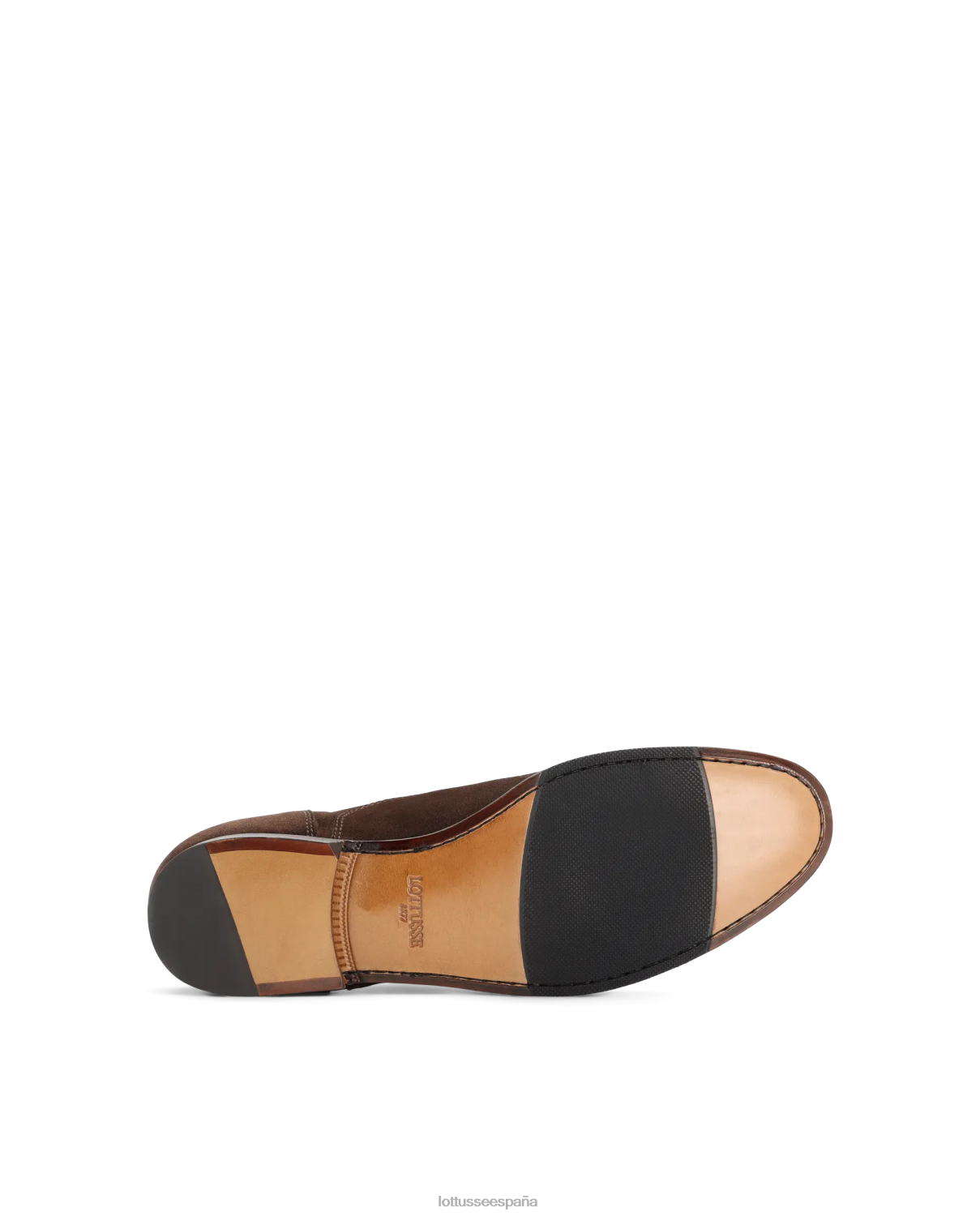 Lottusse verona cepillado de becerro oxford moca hombres calzado V40NX75
