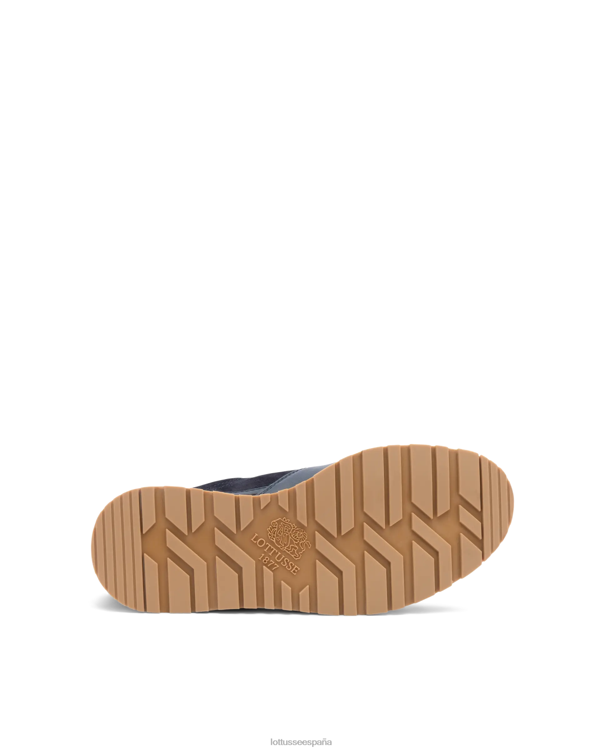 Lottusse zapatillas mancor de ante de becerro multicolor azul marino hombres calzado V40NX193