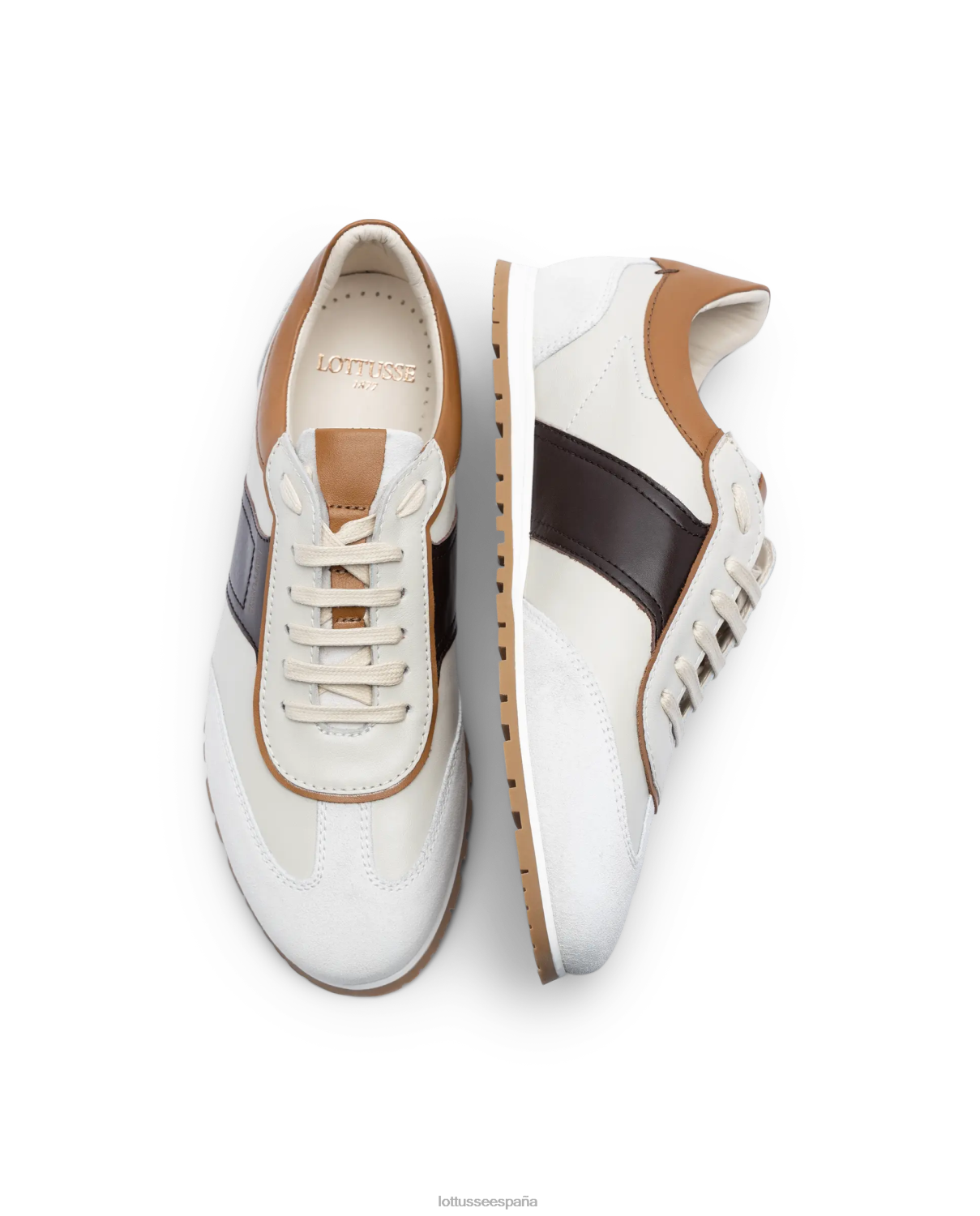 Lottusse zapatillas mancor de ante y becerro multicolor hombres calzado V40NX127