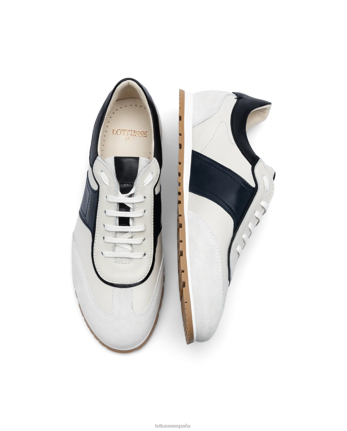Lottusse zapatillas mancor de ante y becerro multicolor hombres calzado V40NX128