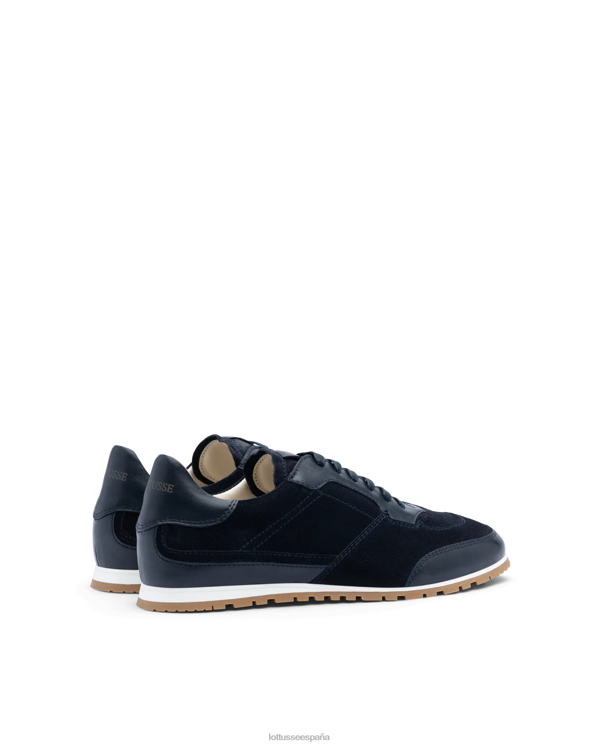 Lottusse zapatillas mancor de pantorrilla suave azul marino hombres calzado V40NX116
