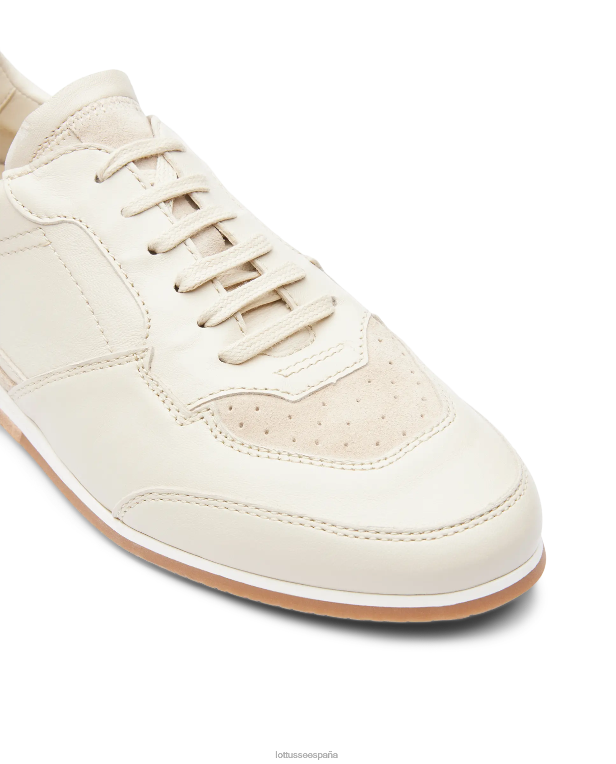 Lottusse zapatillas mancor de pantorrilla suave blanquecino hombres calzado V40NX114