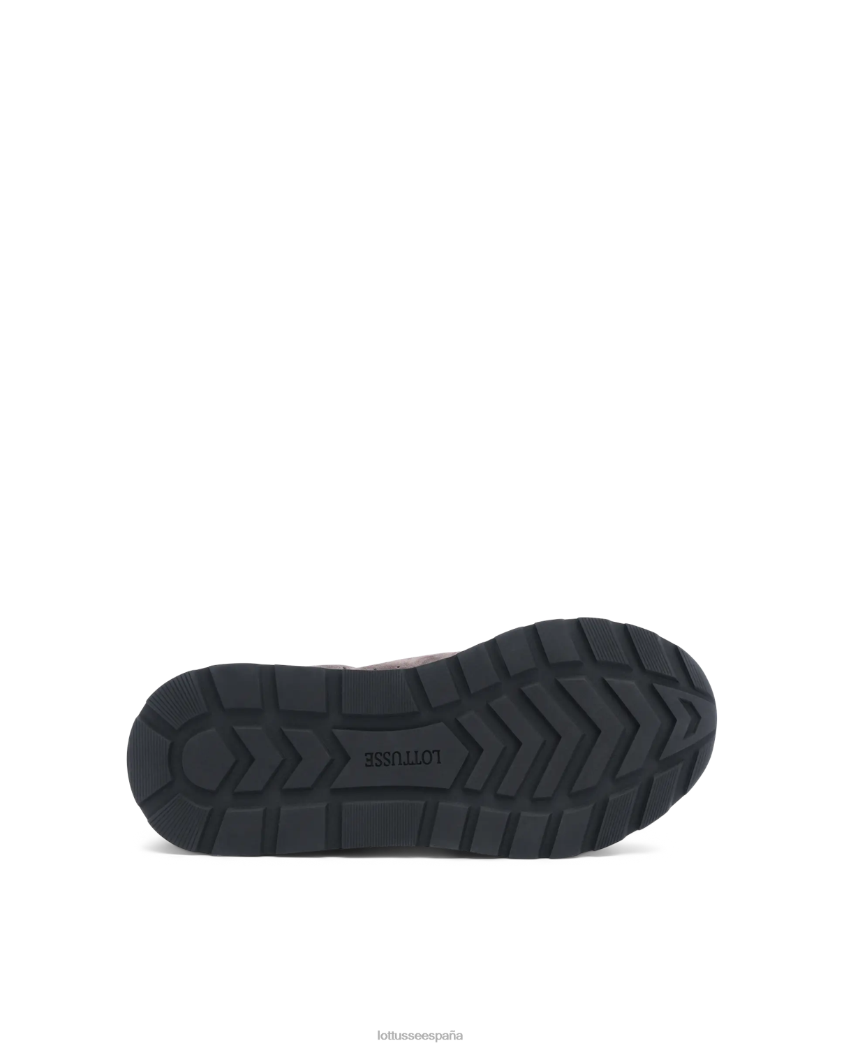 Lottusse zapatillas osaka de ante de becerro gris plomo hombres calzado V40NX196