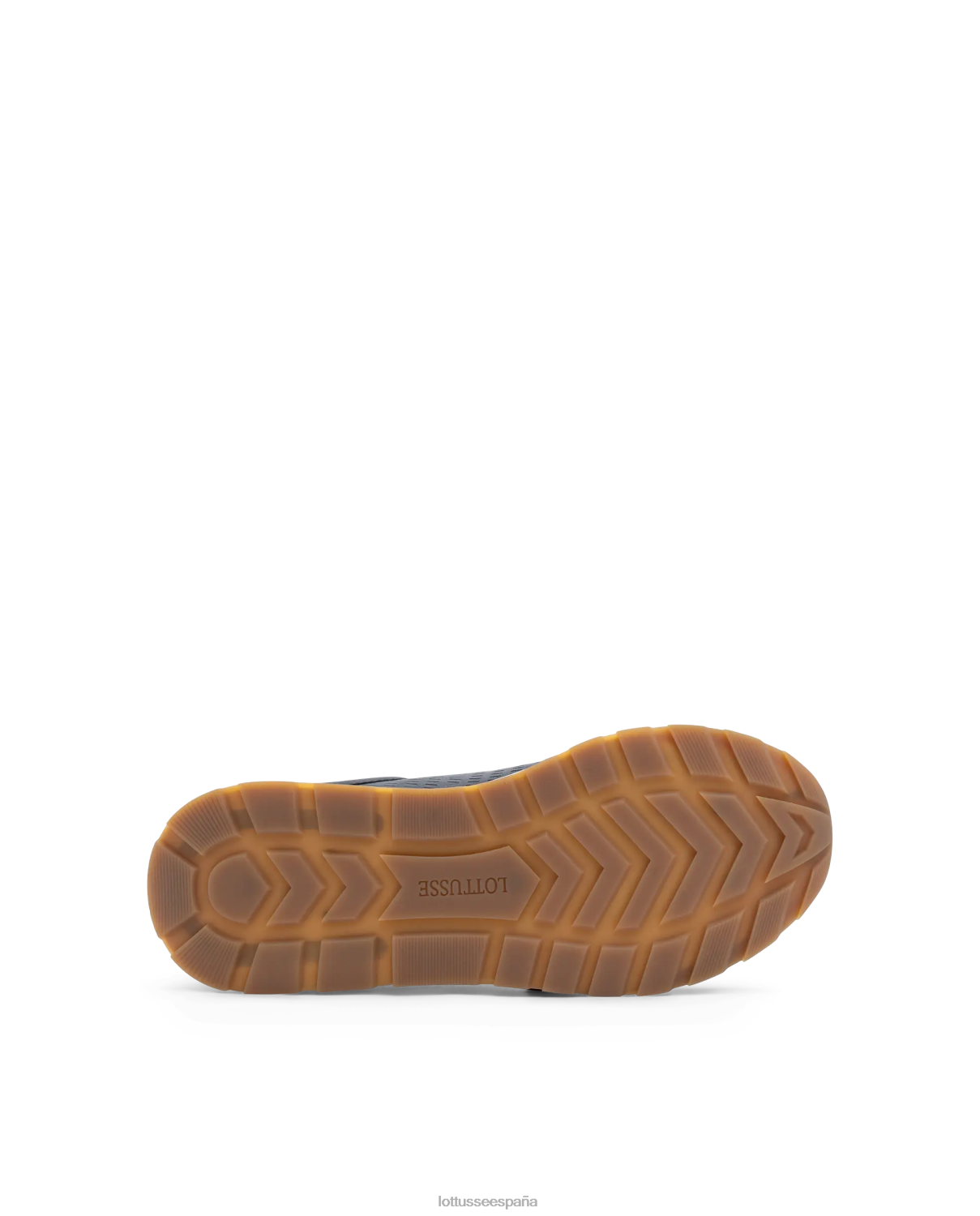 Lottusse zapatillas osaka de pantorrilla suave negro hombres calzado V40NX126