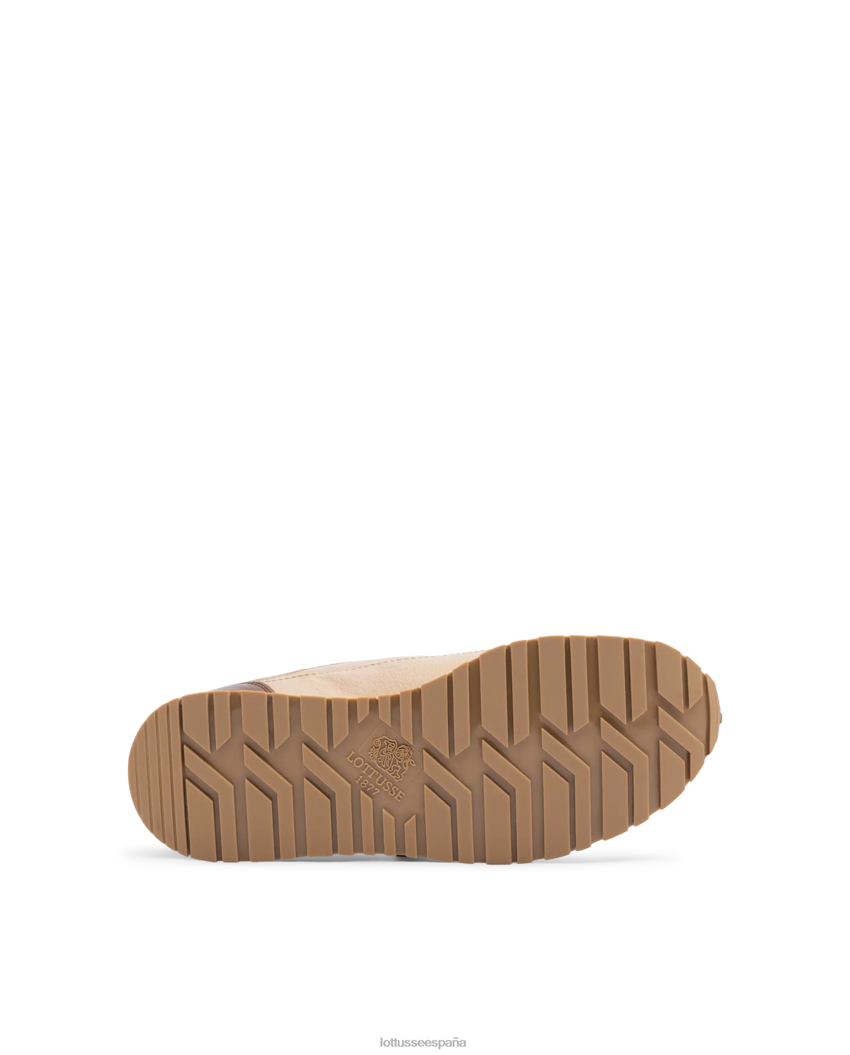 Lottusse zapatillas tokyo de piel de canguro natural beige hombres calzado V40NX105