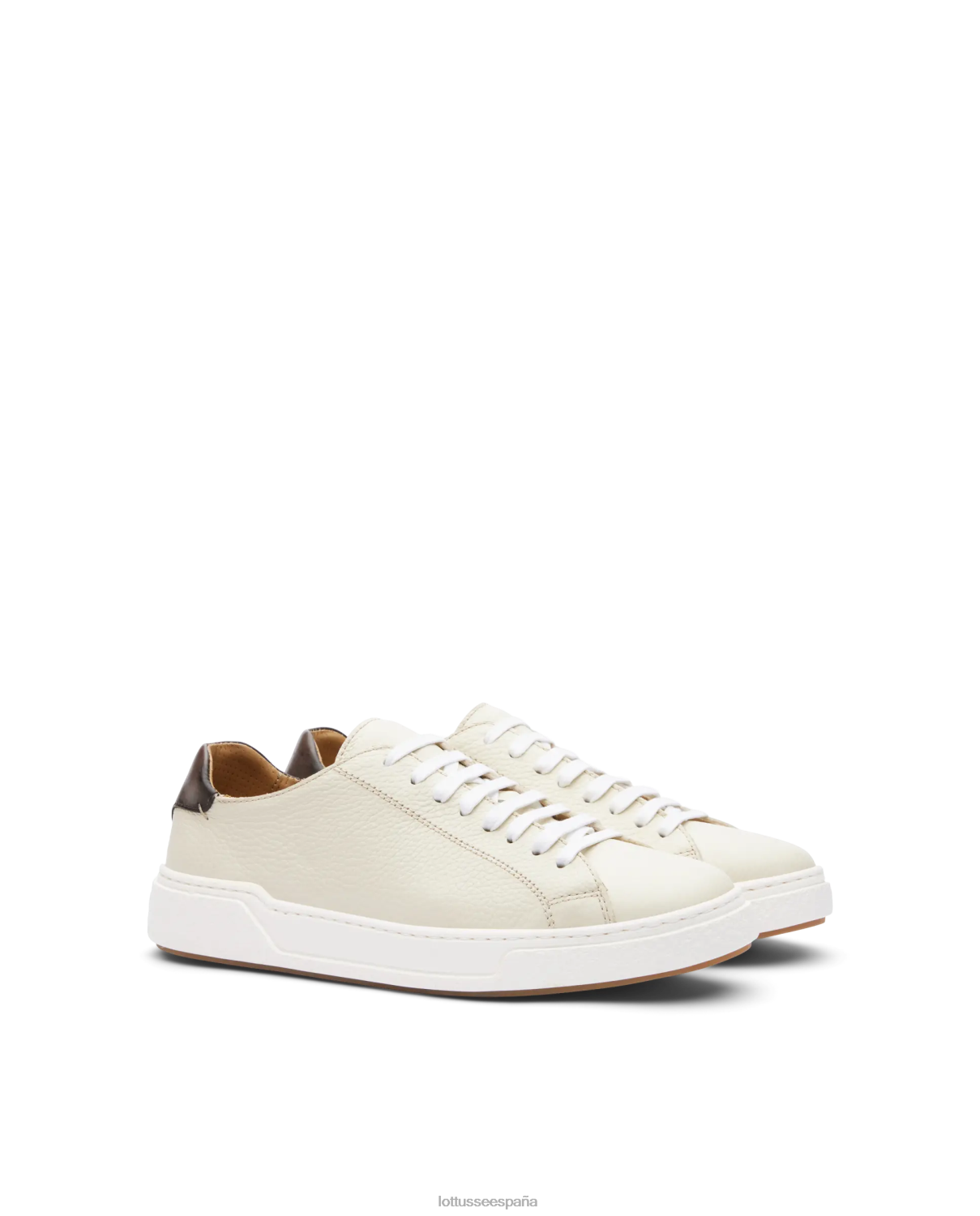 Lottusse zapatillas torino de becerro blanquecino hombres calzado V40NX106