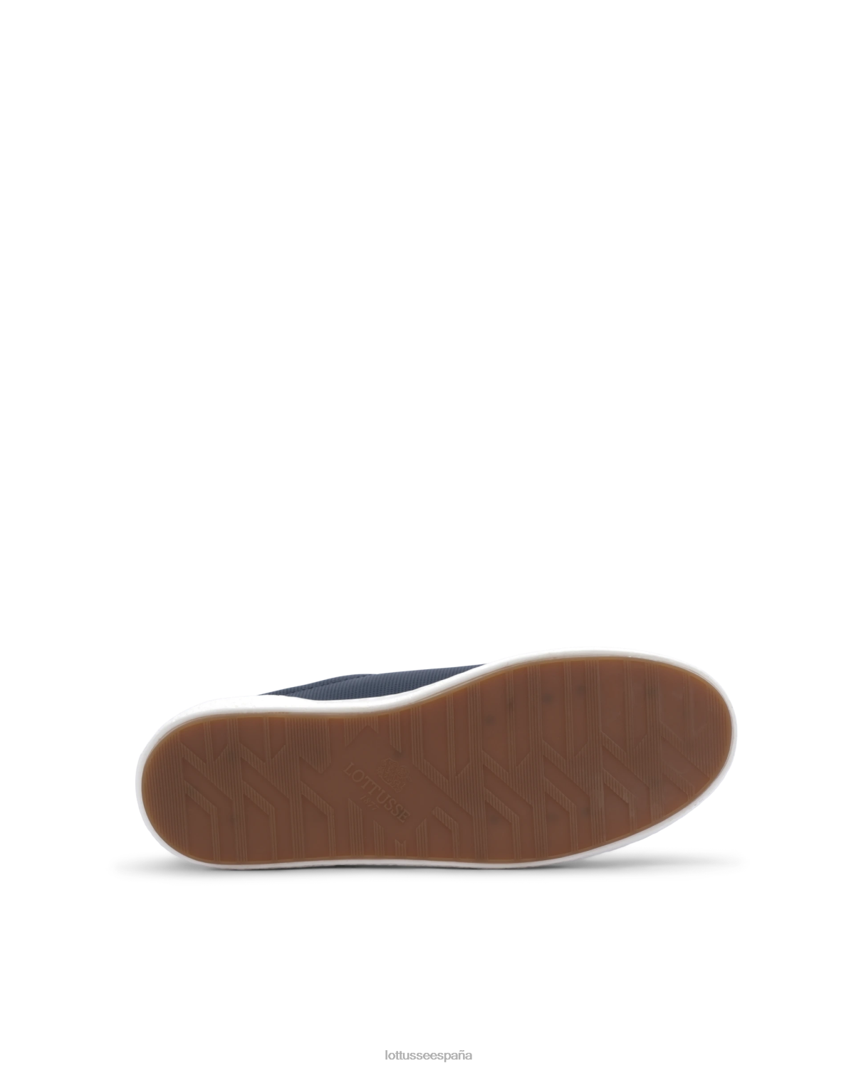 Lottusse zapatillas torino de becerro con relieve azul marino hombres calzado V40NX83