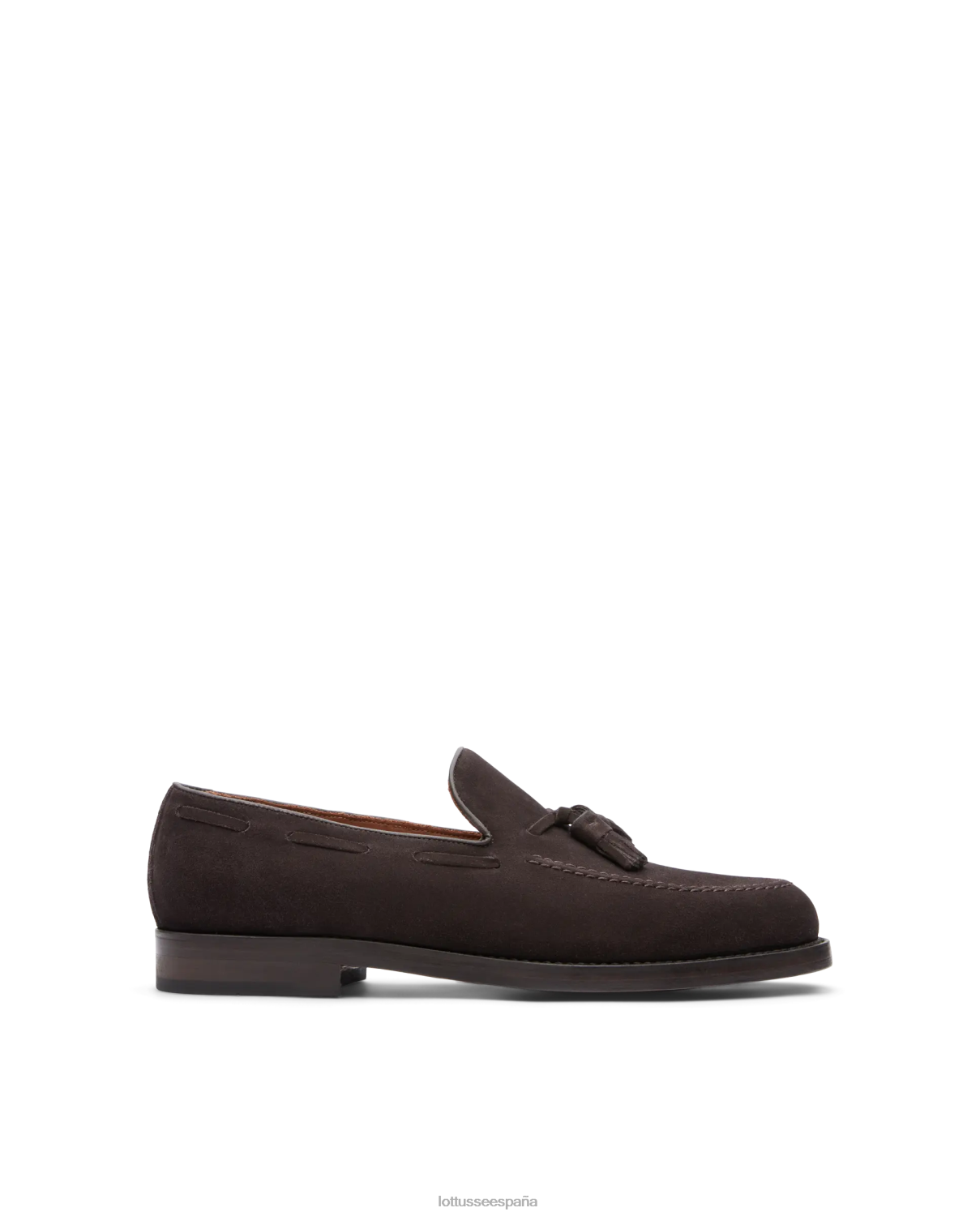 Lottusse zapatos náuticos de ante de becerro Class moca hombres calzado V40NX135