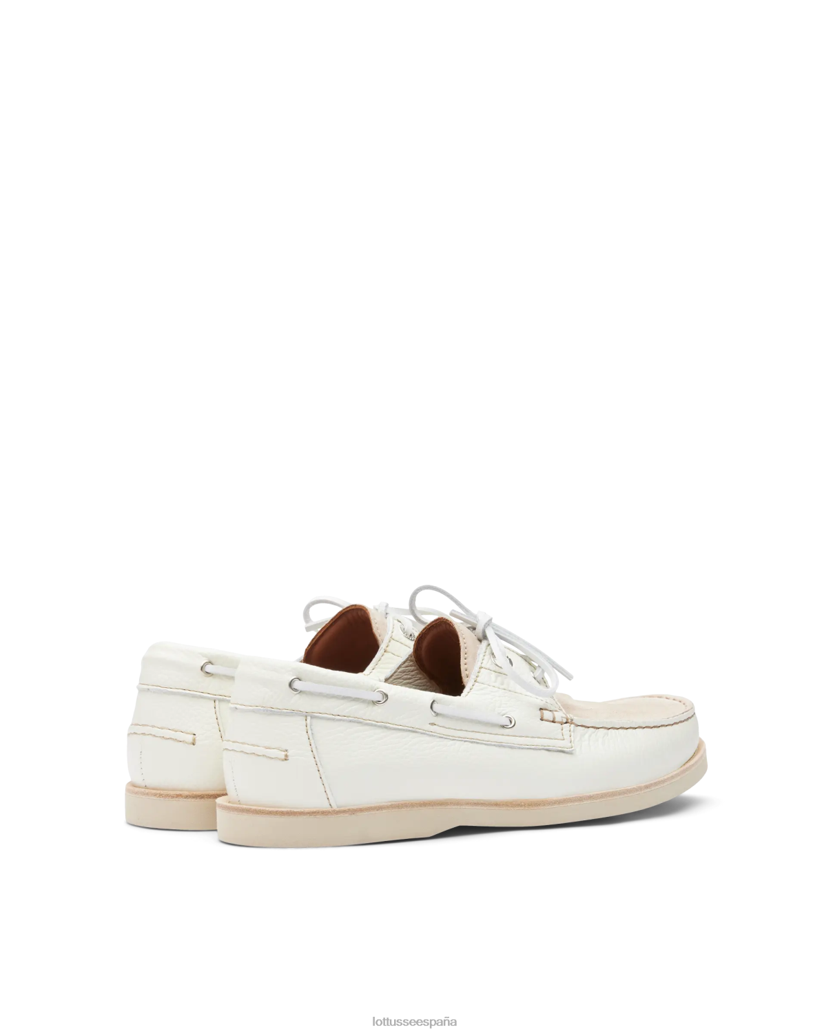 Lottusse zapatos náuticos de becerro con grano océano multicolor hombres calzado V40NX122