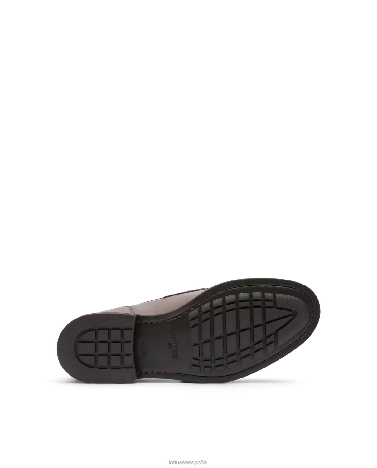 Lottusse zapatos náuticos de becerro encerado Daytona marrón hombres calzado V40NX134