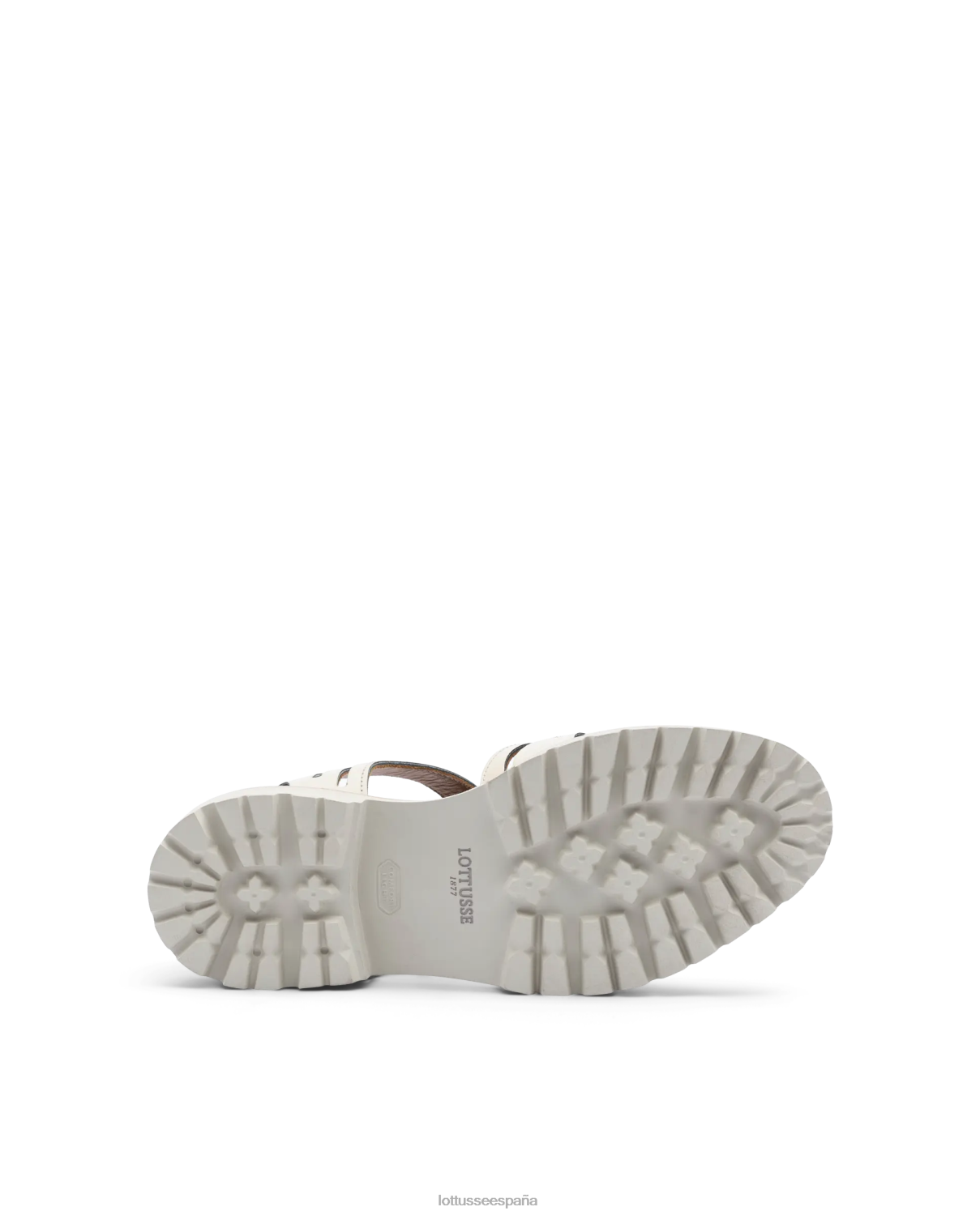 Lottusse zapatos covent de gelatina becerro brillante beige hombres calzado V40NX93