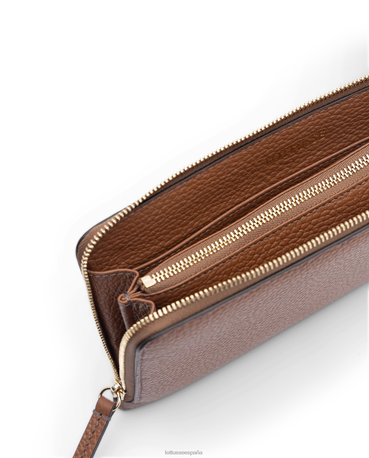 Lottusse cartera de becerro talaia marrón mujer accesorios V40NX368