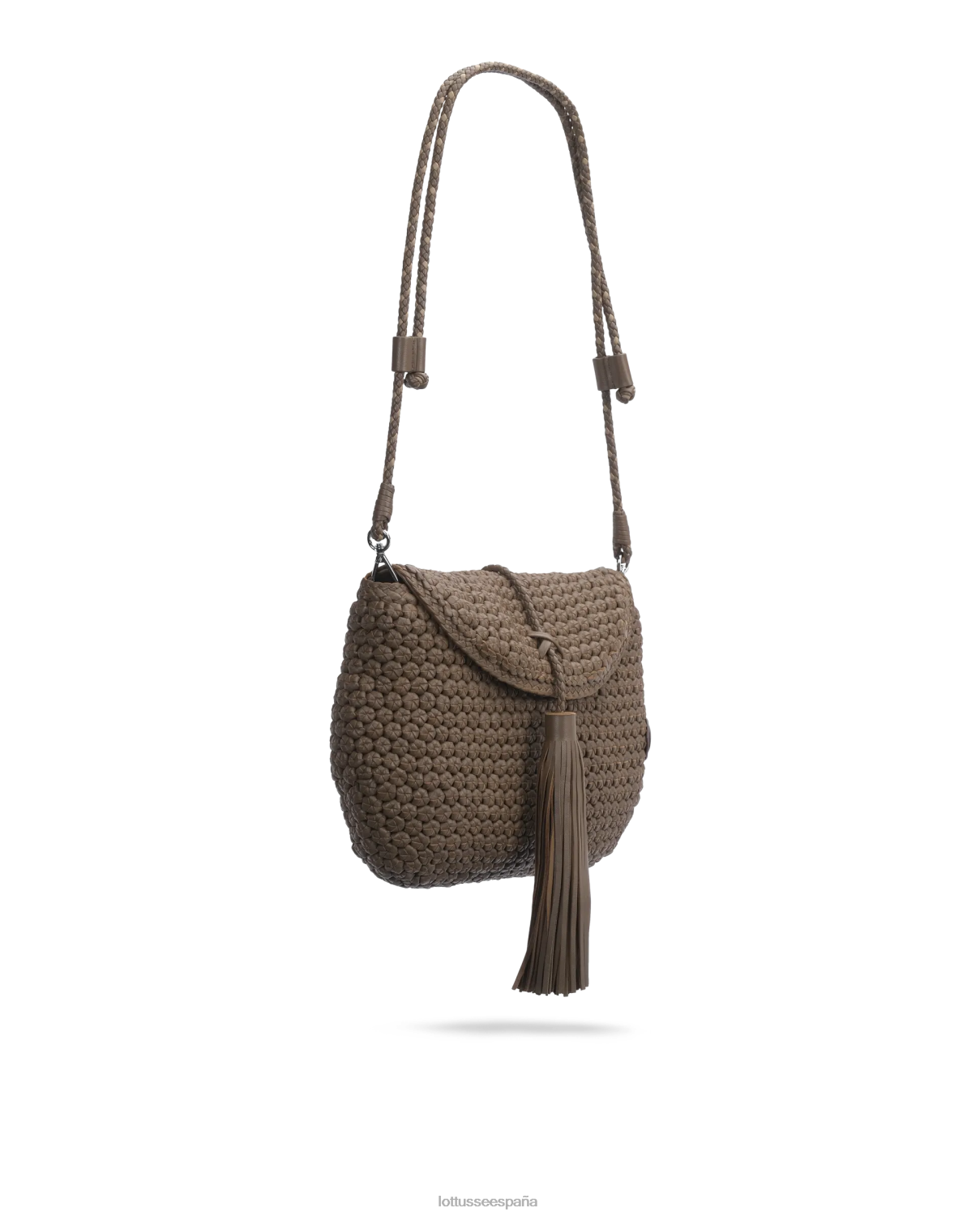 Lottusse bolsa de fideos bolsa de fideos de cordero gris pardo mujer accesorios V40NX385