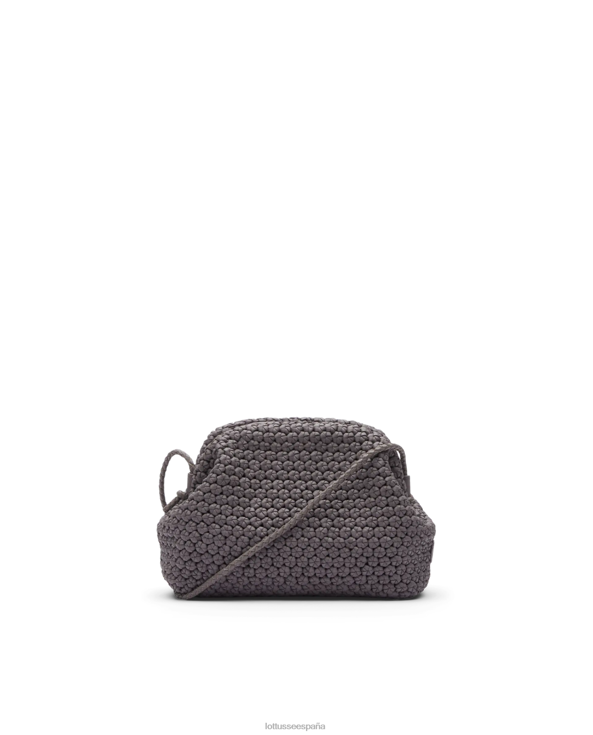 Lottusse bolso de mano suave de cordero merino noodbag azul mujer accesorios V40NX346