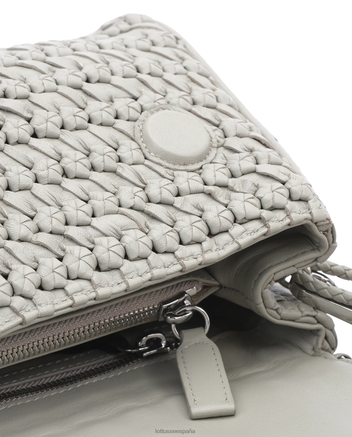 Lottusse noodbag bandolera de cordero gris mujer accesorios V40NX386