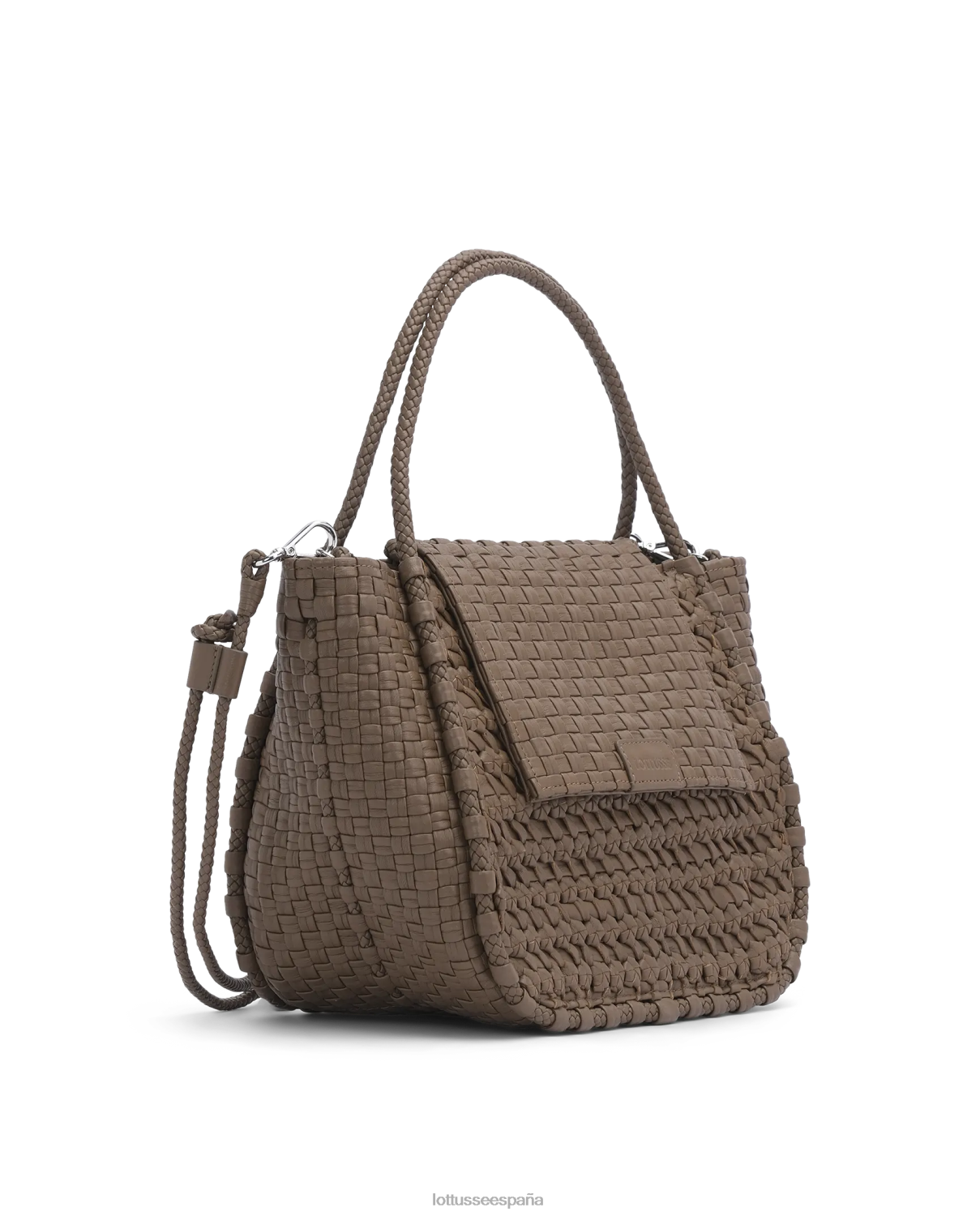 Lottusse noodbag cordero con asa superior gris pardo mujer accesorios V40NX377
