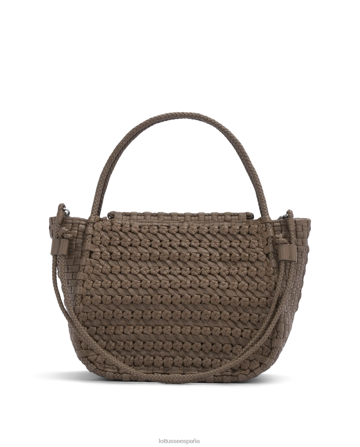 Lottusse noodbag cordero con asa superior gris pardo mujer accesorios V40NX377