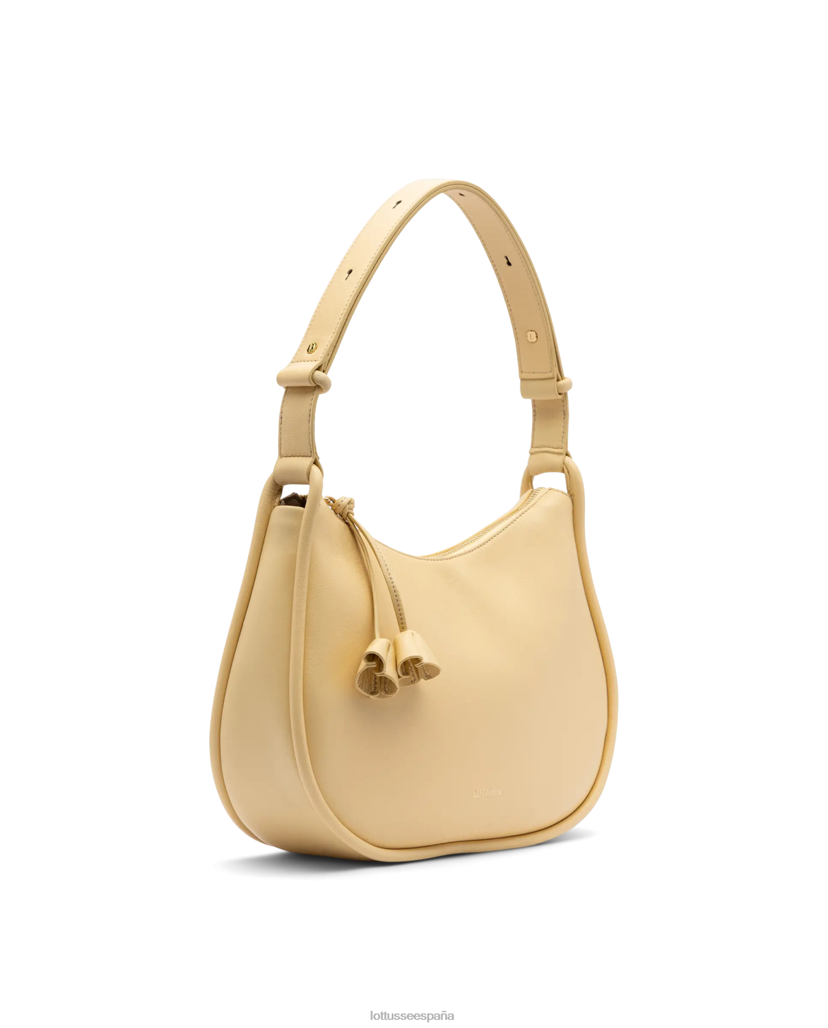 Lottusse bolso de hombro suave de cordero amarillo serena amarillo mujer accesorios V40NX332