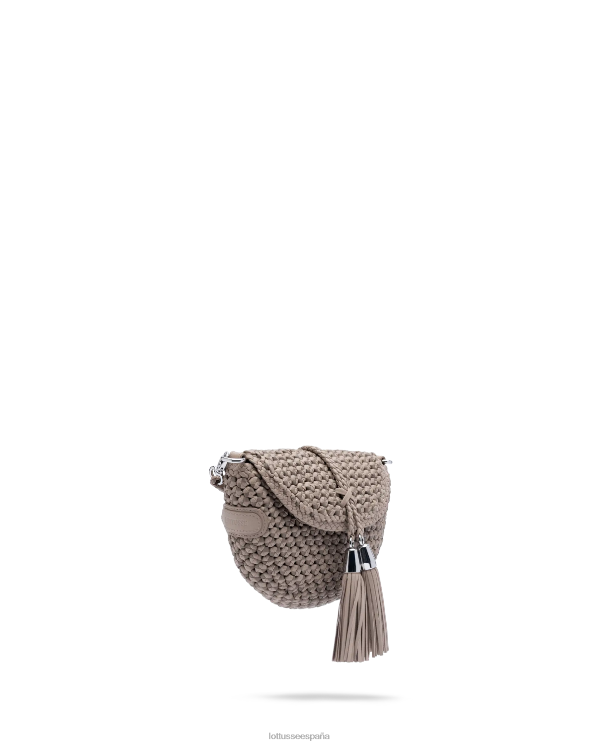 Lottusse bolso bandolera suave de cordero merino noodbag beige mujer accesorios V40NX342