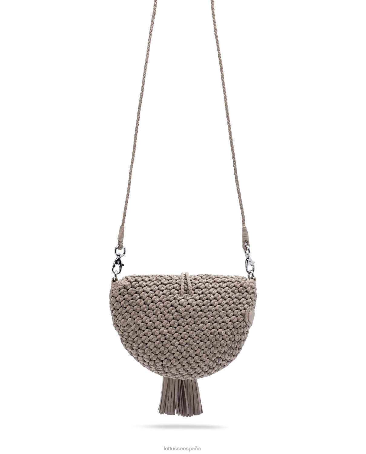 Lottusse bolso bandolera suave de cordero merino noodbag beige mujer accesorios V40NX342